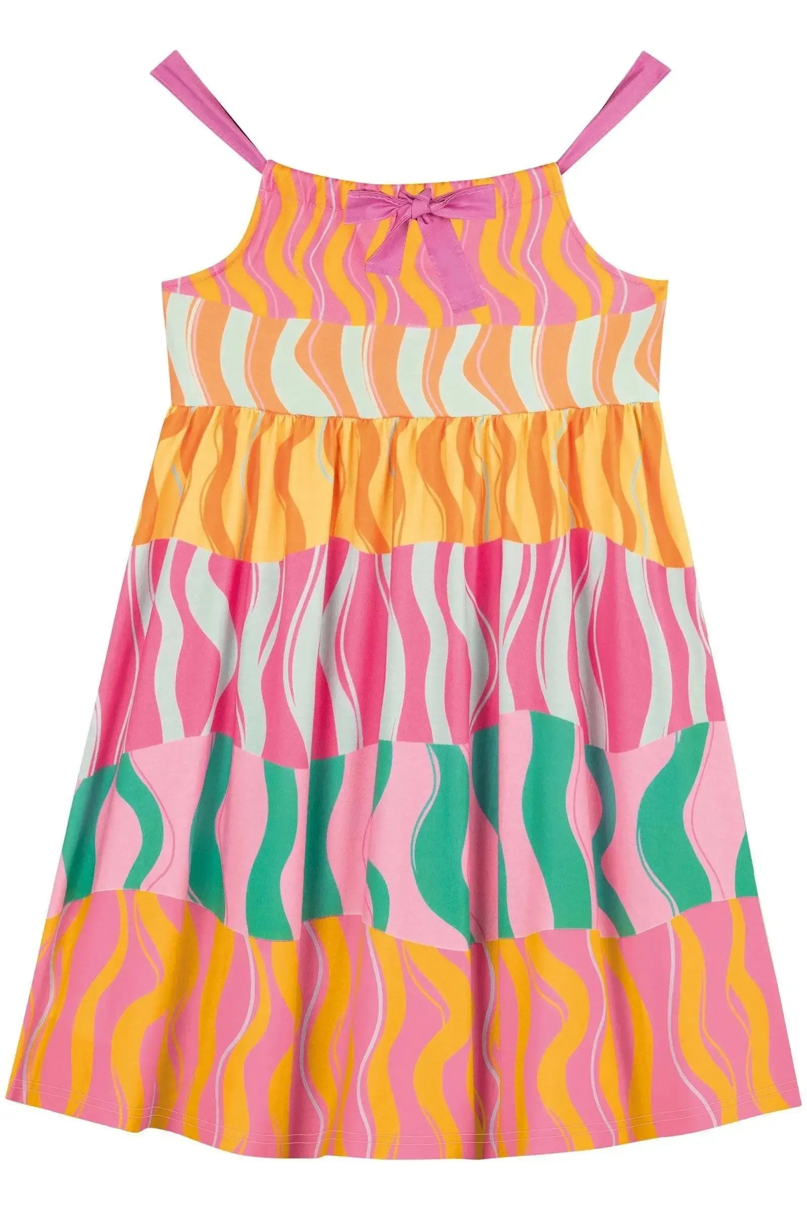 Vestido em Malha Fresh 87271 Kukiê Infantil Menina