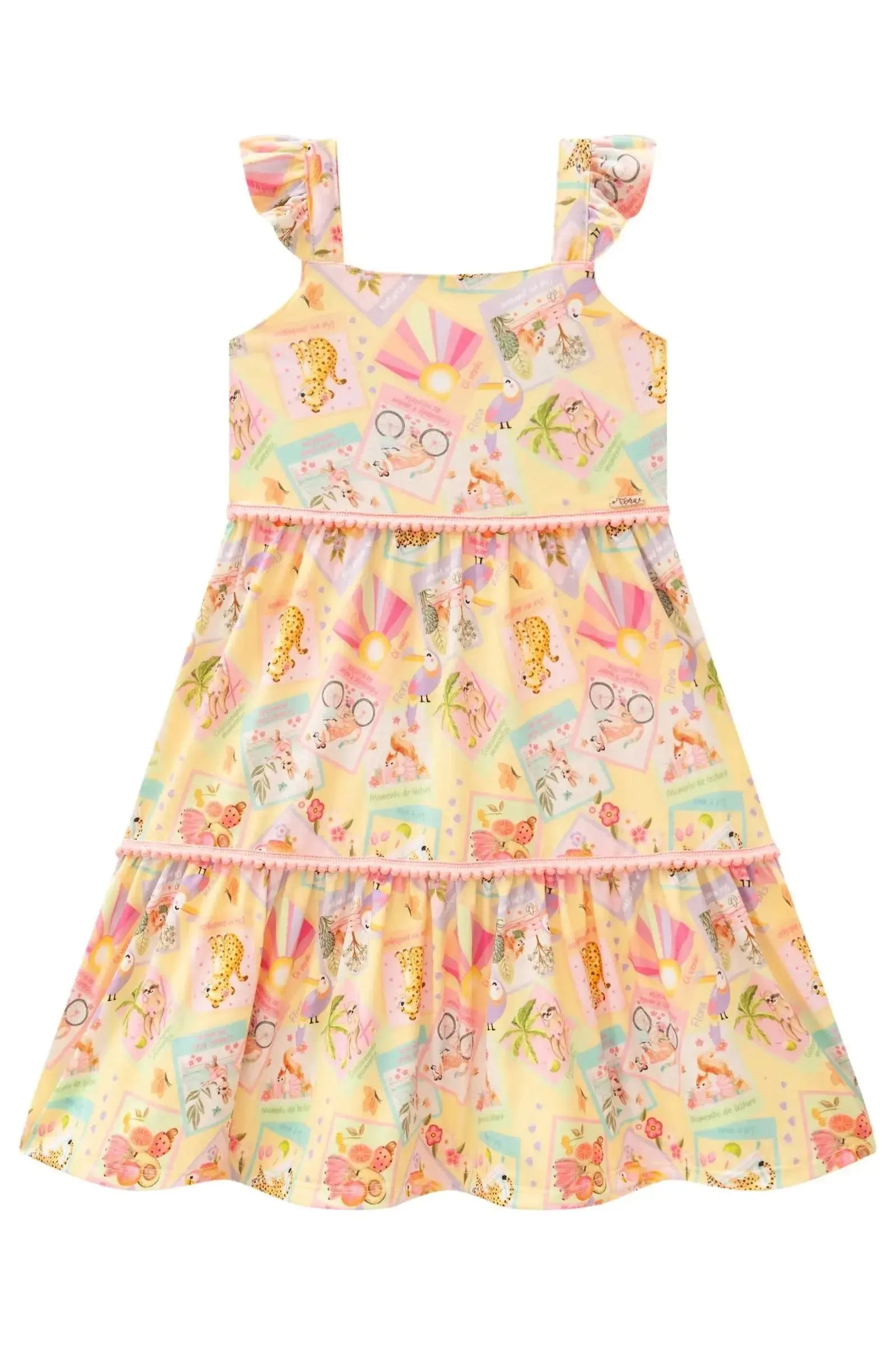Vestido em Malha Fresh 88111 Infanti Infantil Menina