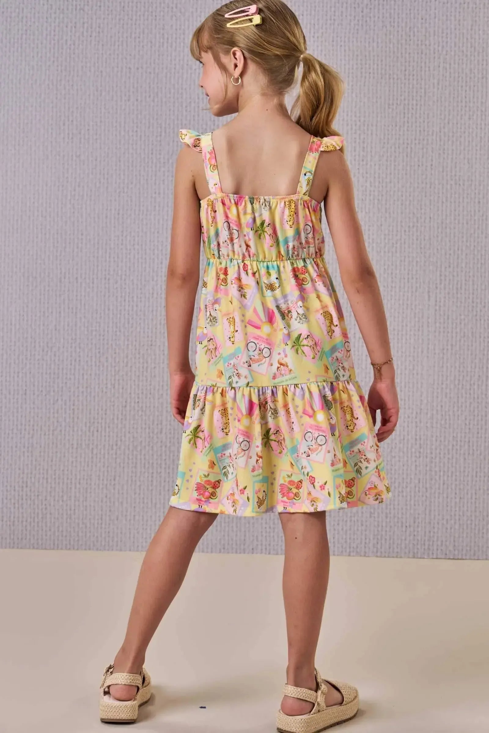 Vestido em Malha Fresh 88111 Infanti Infantil Menina