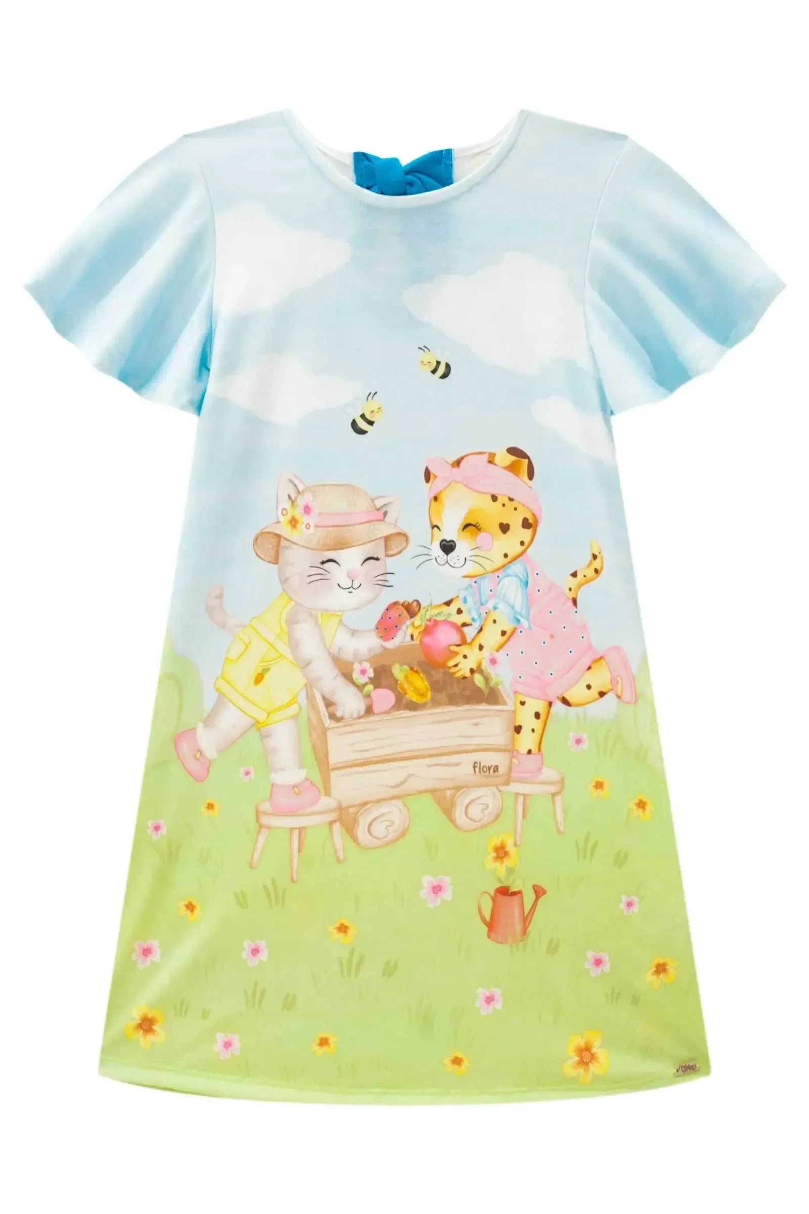 Vestido em Malha Fresh 88920 Infanti Infantil Menina