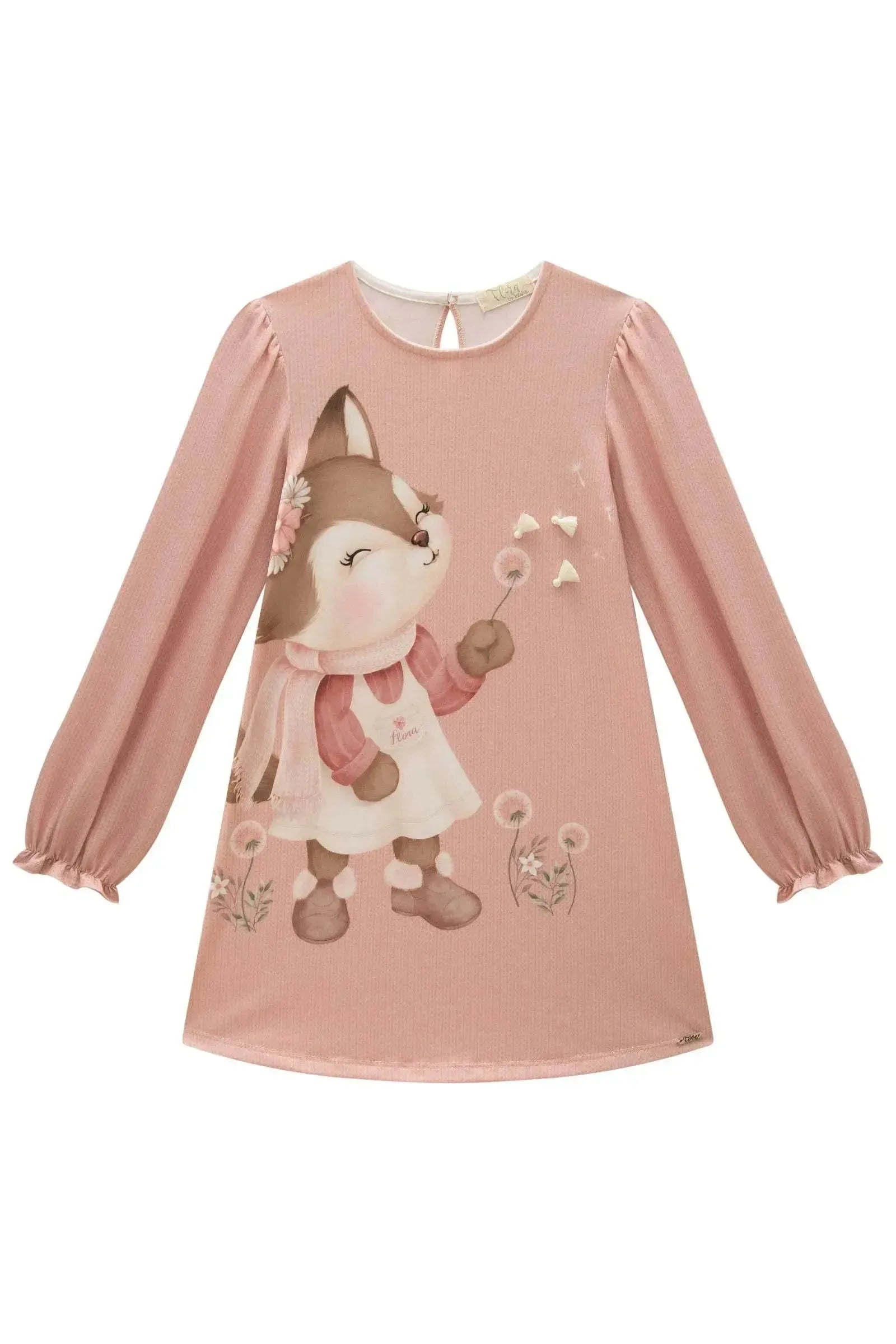 Vestido em Malha Fresh 89159 Infanti Infantil Menina