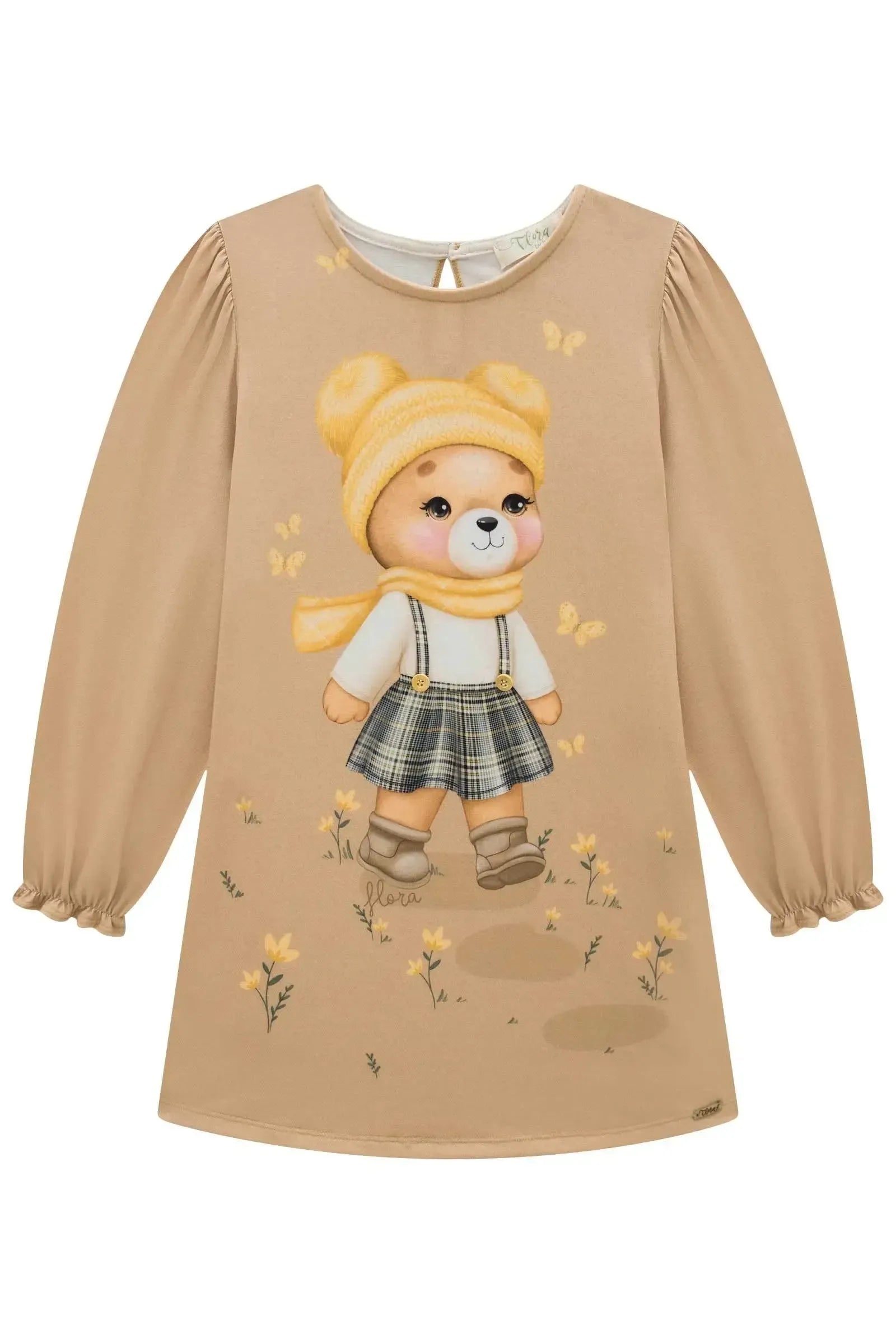 Vestido em Malha Fresh 91848 Infanti Infantil Menina