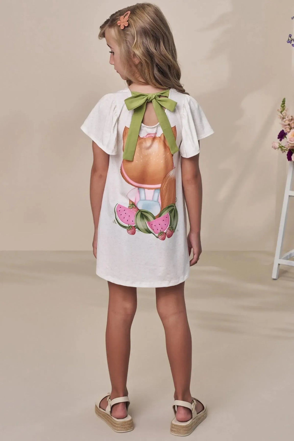 Vestido em Malha Fresh 93225 Infanti Infantil Menina