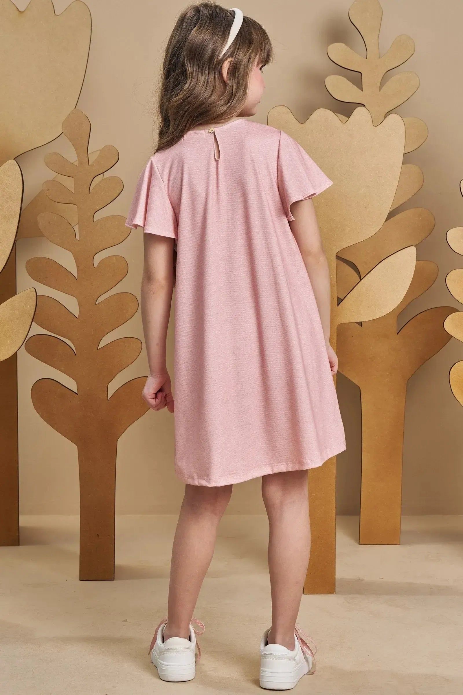 Vestido em Malha Fresh 93501 Infanti Infantil Menina