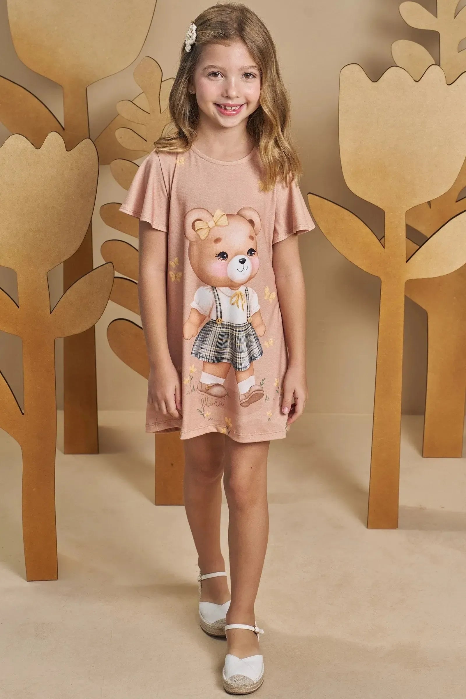 Vestido em Malha Fresh 93510 Infanti Infantil Menina