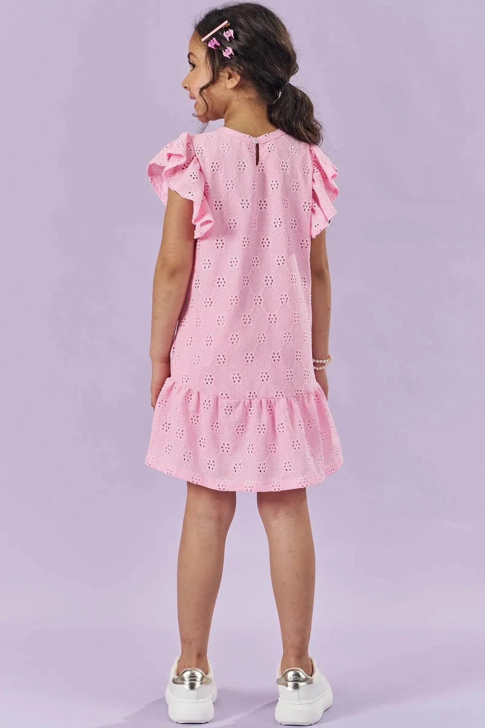 Vestido em Malha Laise 84219 Kukiê Infantil Menina