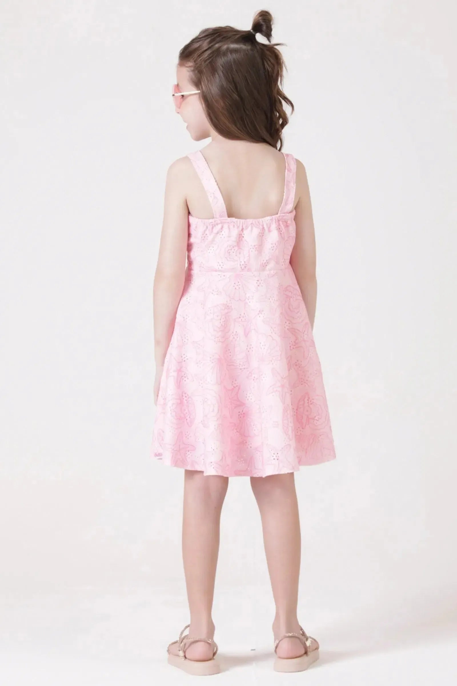 Vestido em Malha Laise 87666 Kukiê Infantil Menina