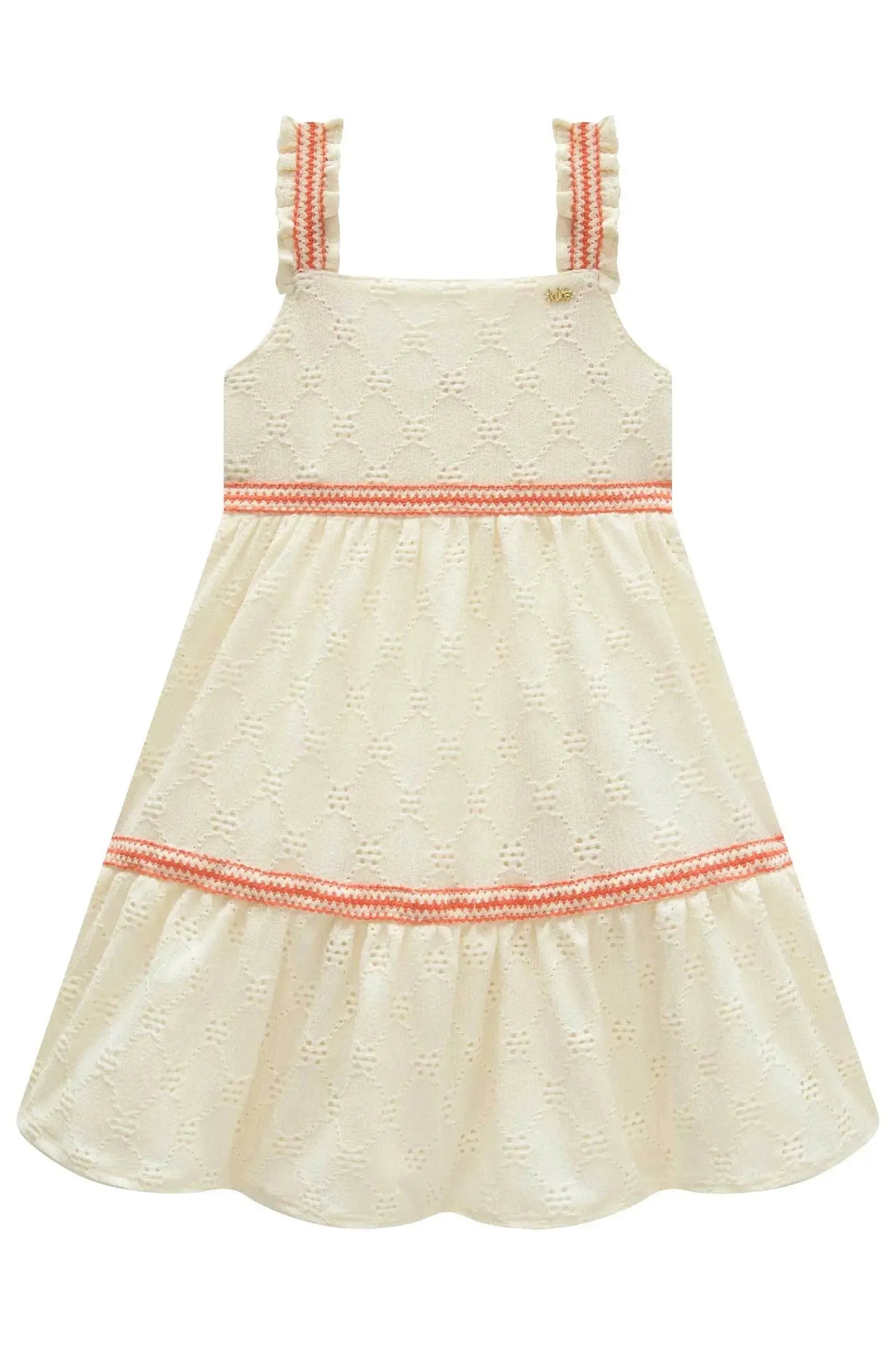 Vestido em Malha Laise 99432 Kukiê Infantil Menina