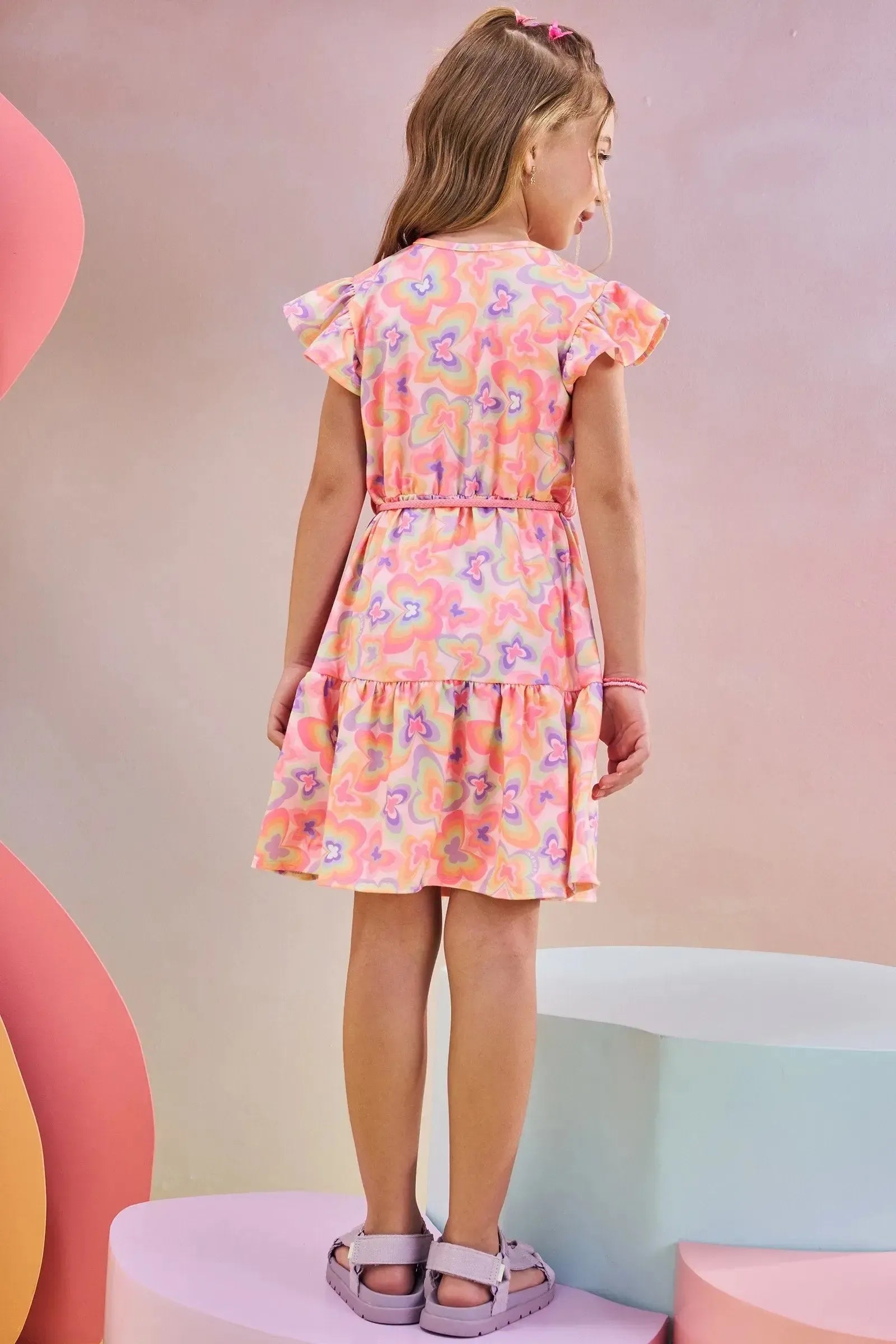 Vestido em Malha Power 83129 Infanti Infantil Menina