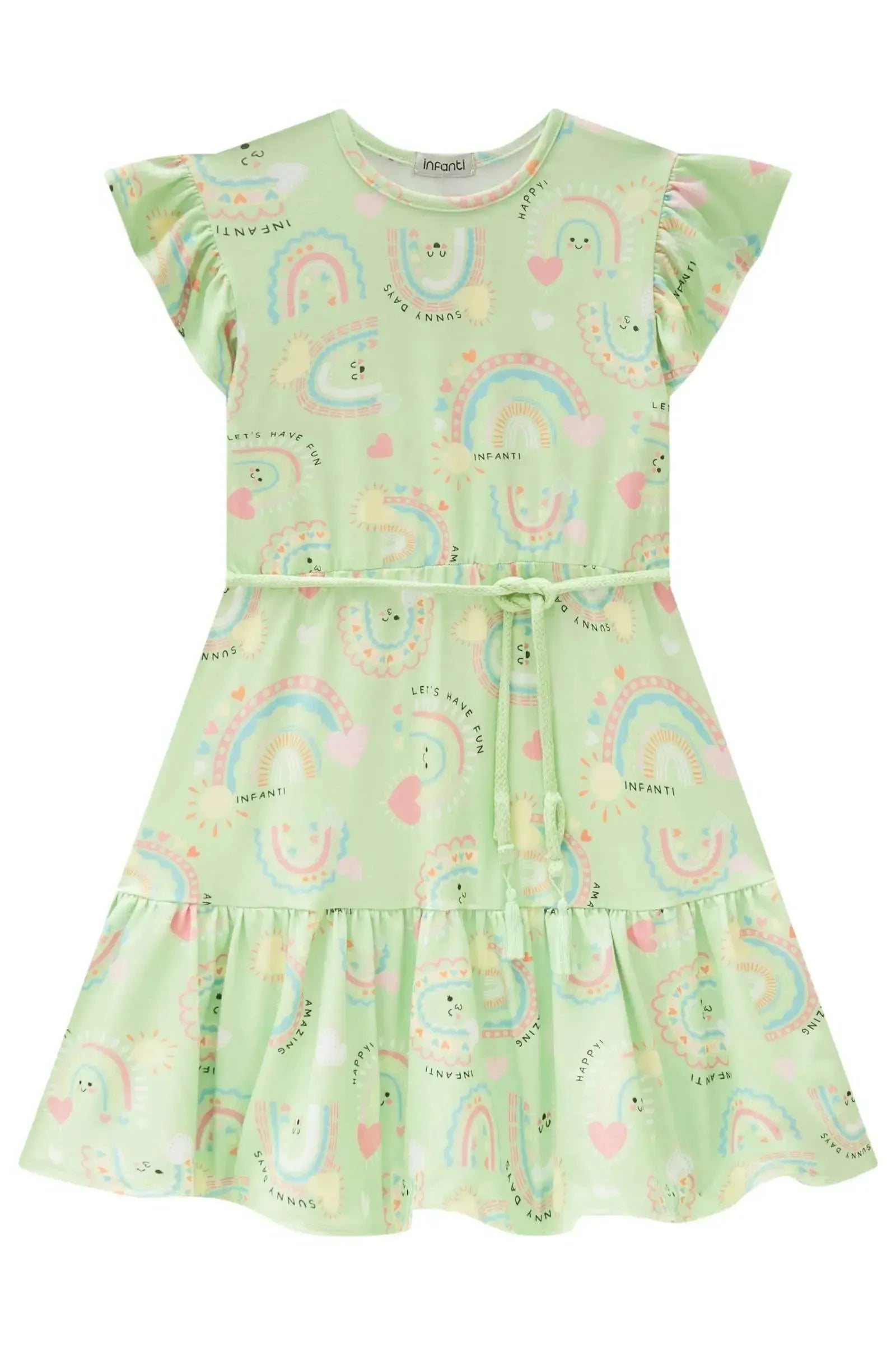 Vestido em Malha Power 83129 Infanti Infantil Menina