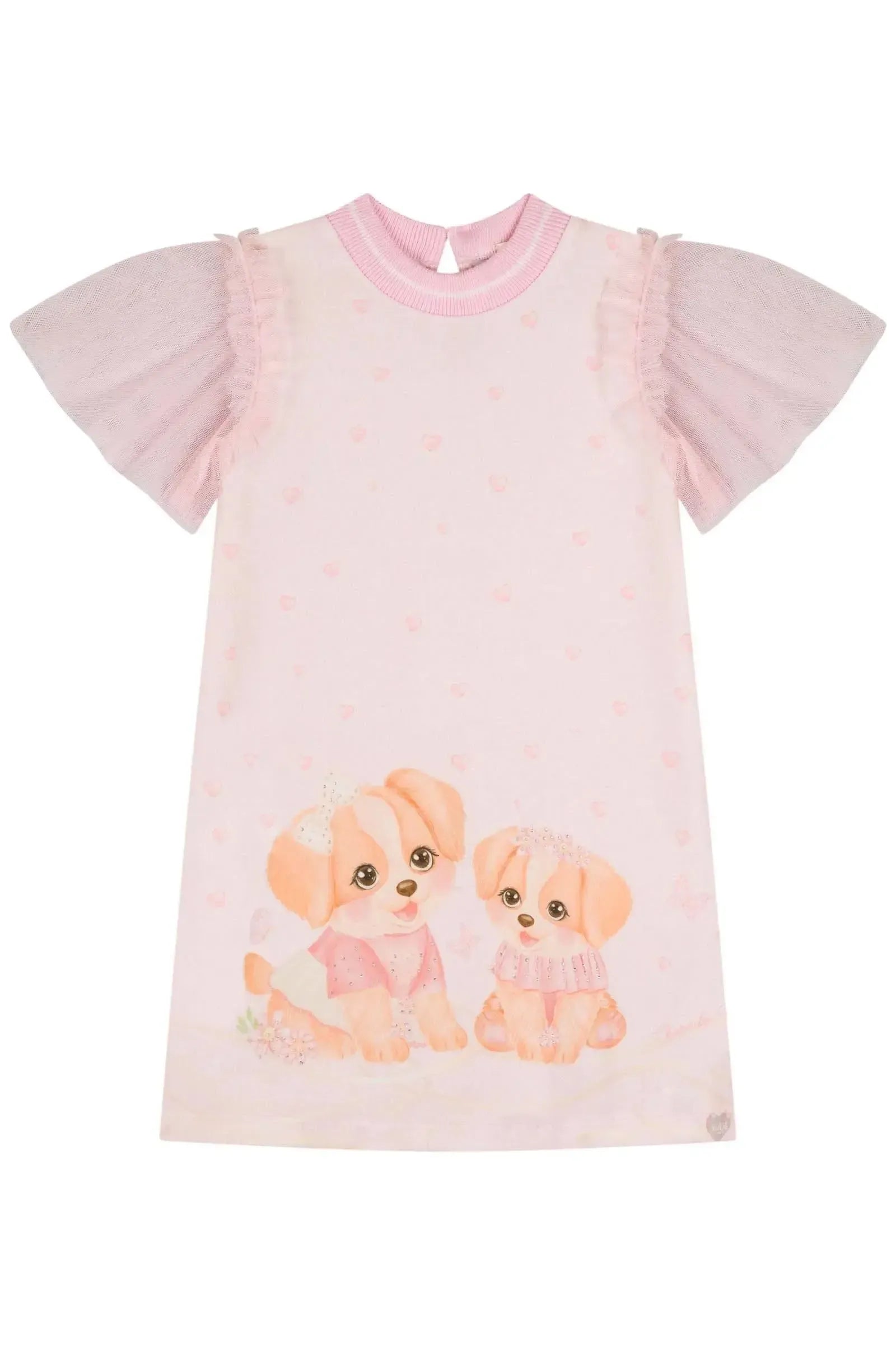 Vestido em Malha Power 84674 Kukiê Bebê Menina