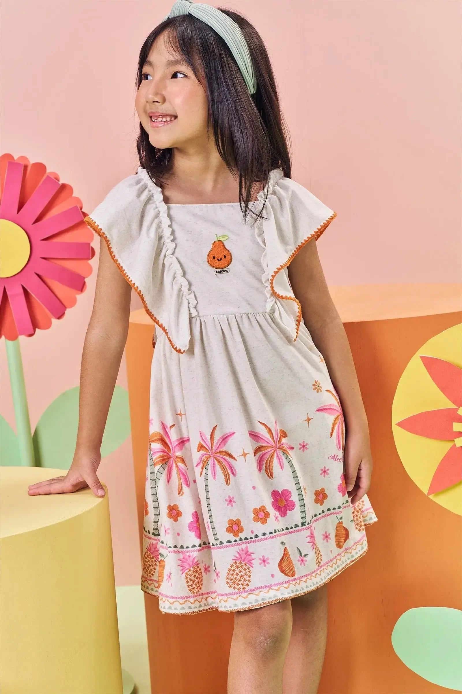 Vestido em Malha Power 84756 Kukiê Infantil Menina