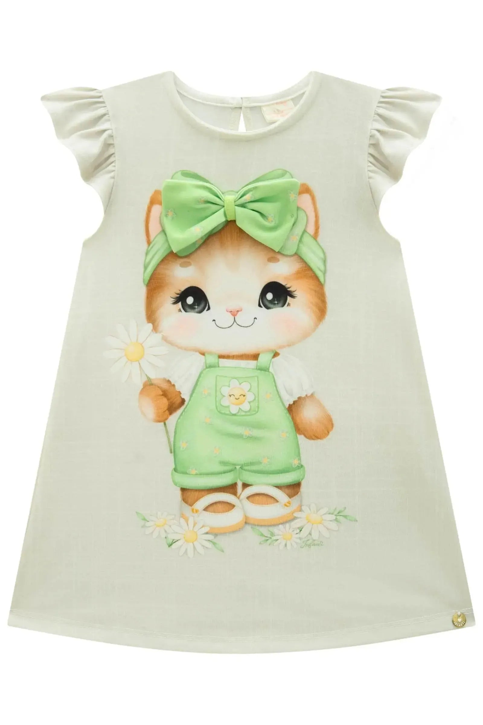 Vestido em Malha Power 87078 Infanti Bebê Menina