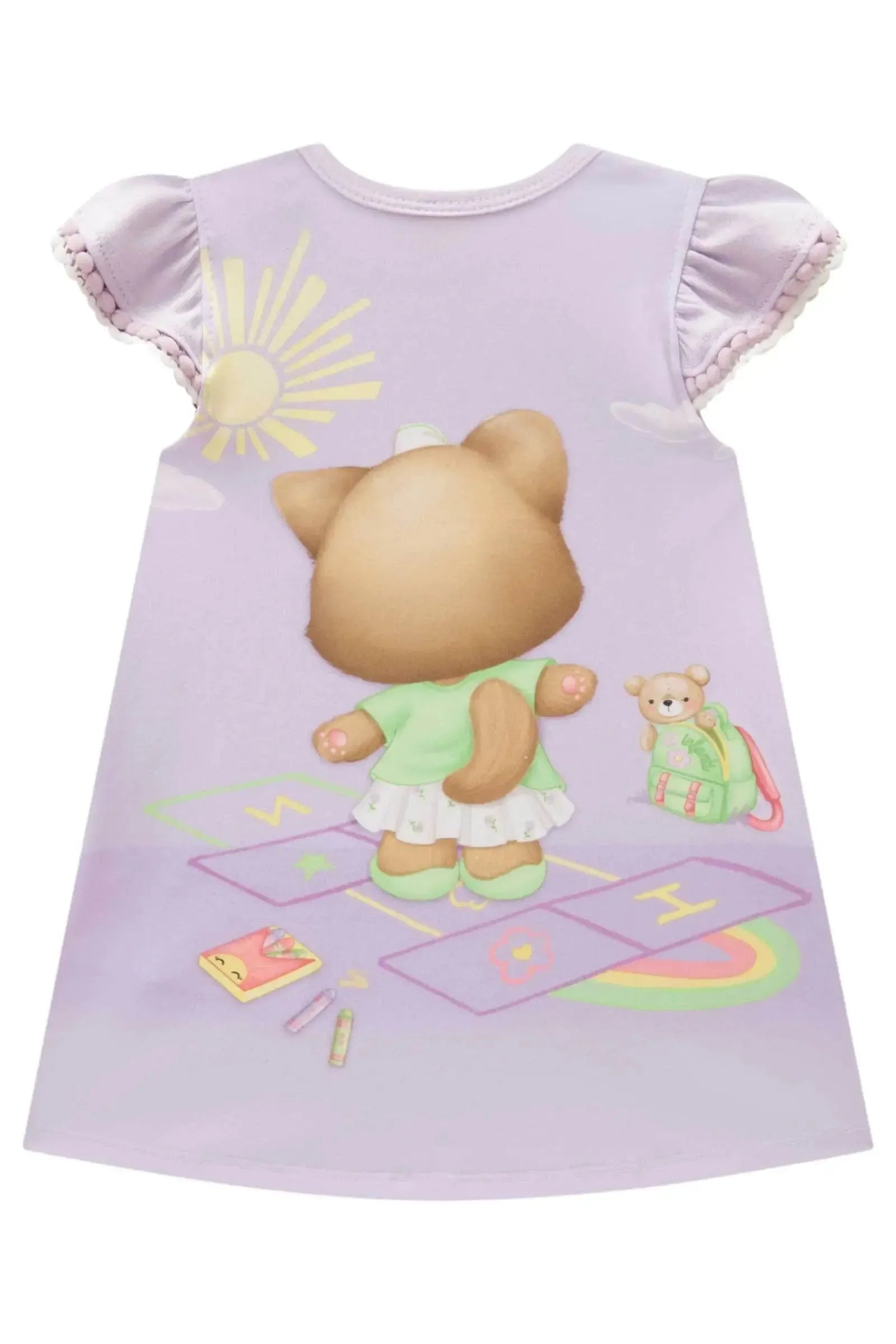Vestido em Malha Power 88929 Infanti Bebê Menina