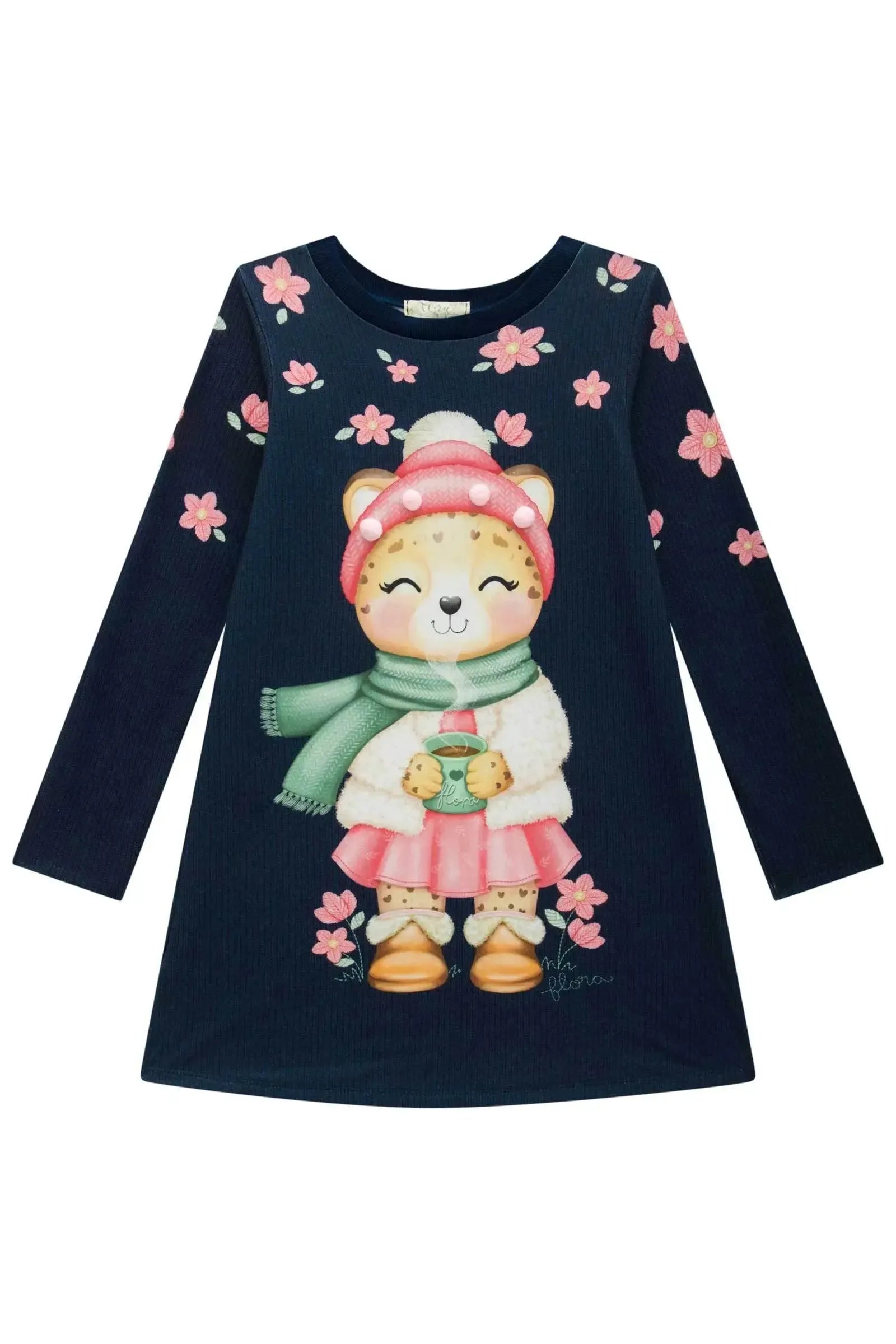 Vestido em Malha Power 89166 Infanti Infantil Menina