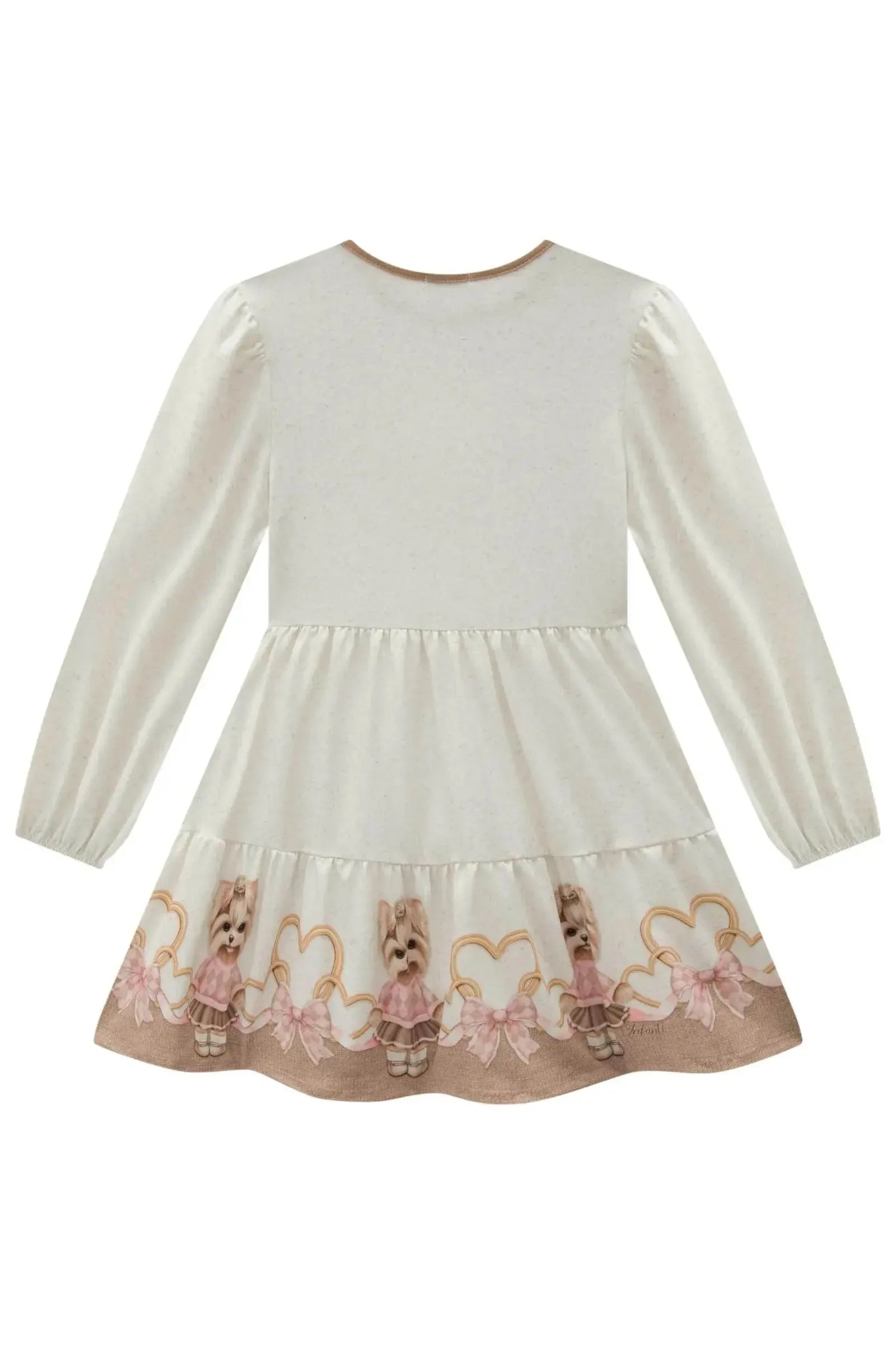 Vestido em Malha Power 89738 Infanti Infantil Menina
