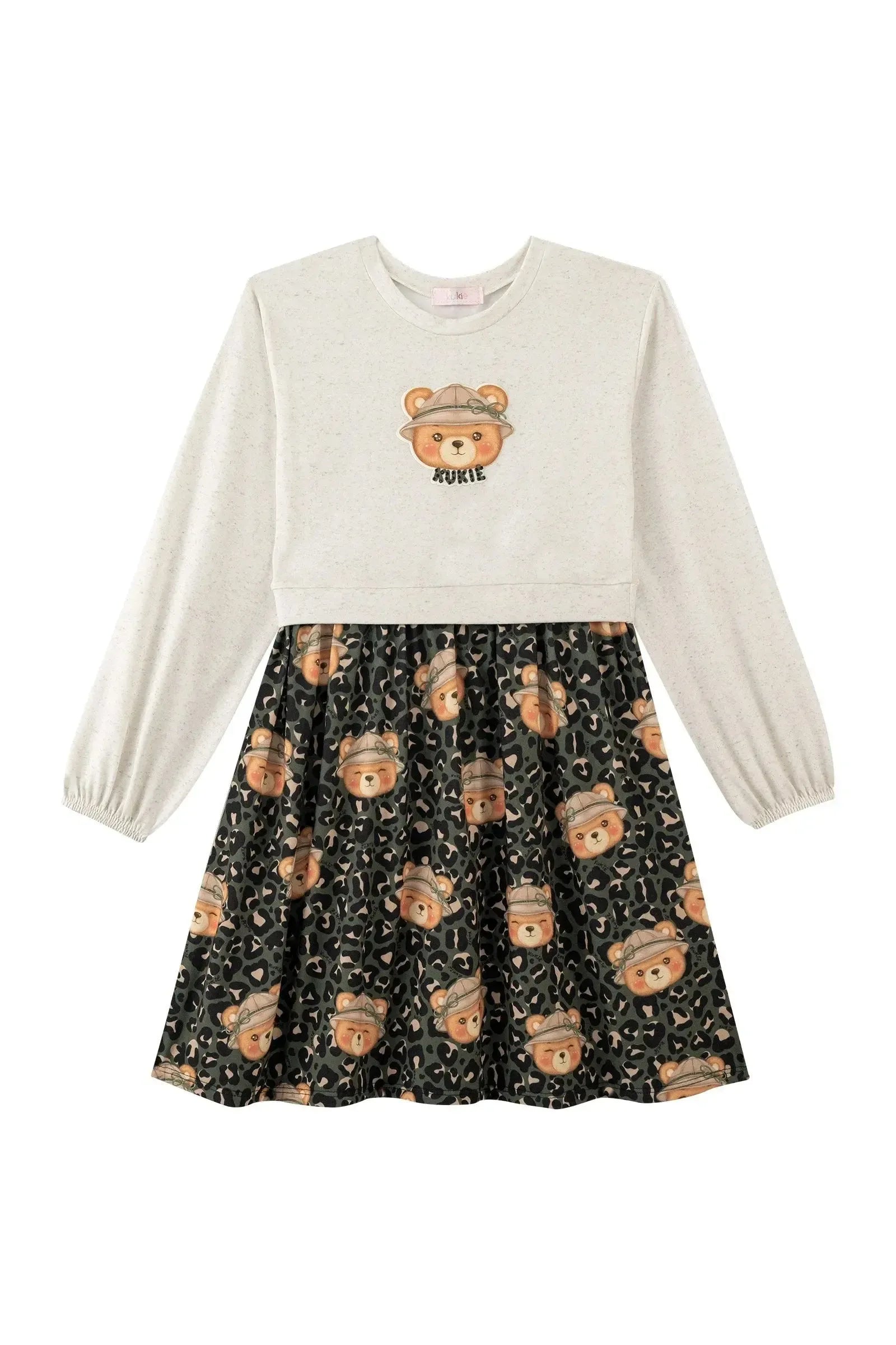 Vestido em Malha Power 90581 Kukiê Infantil Menina