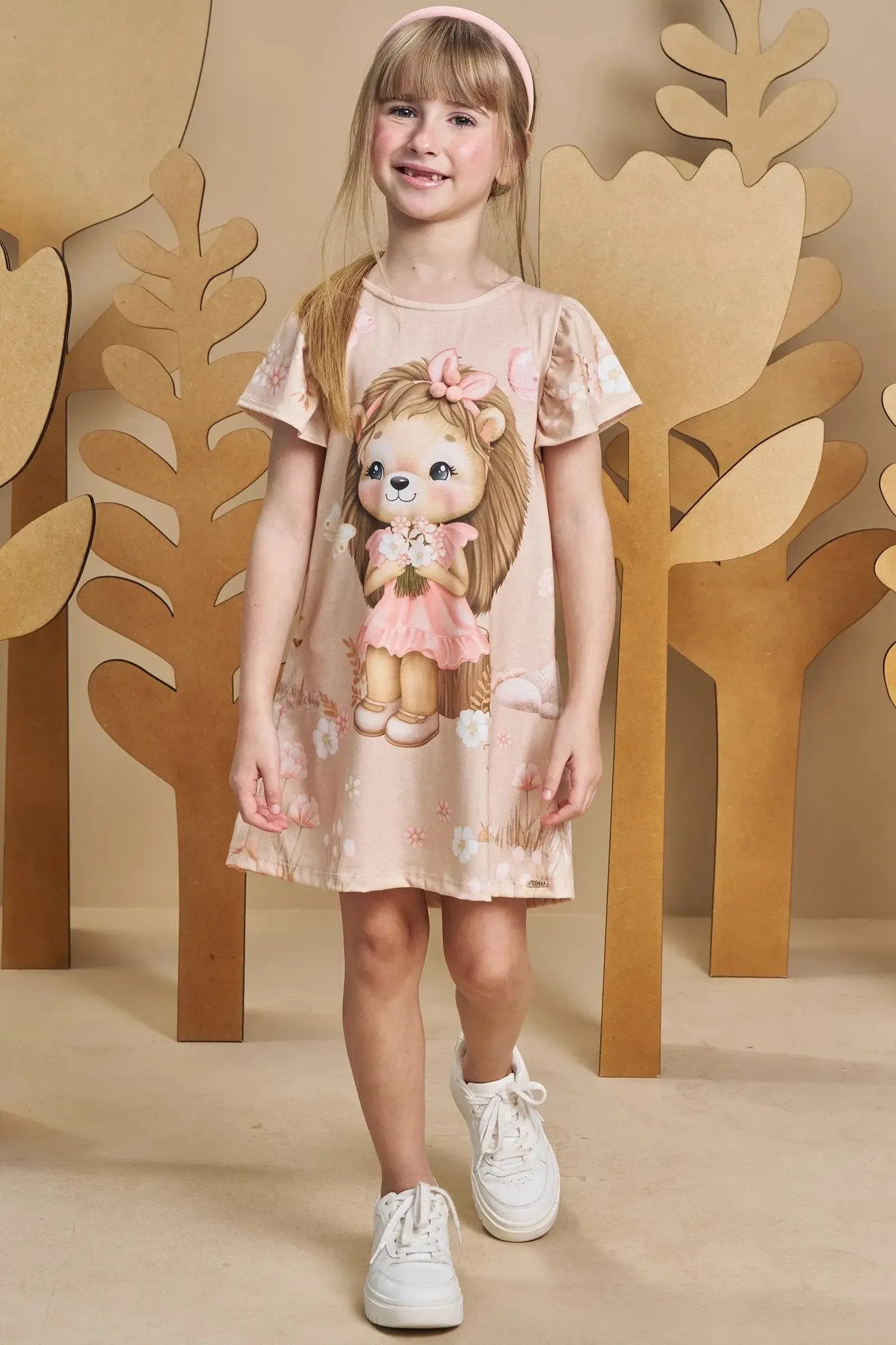 Vestido em Malha Power 93360 Infanti Infantil Menina