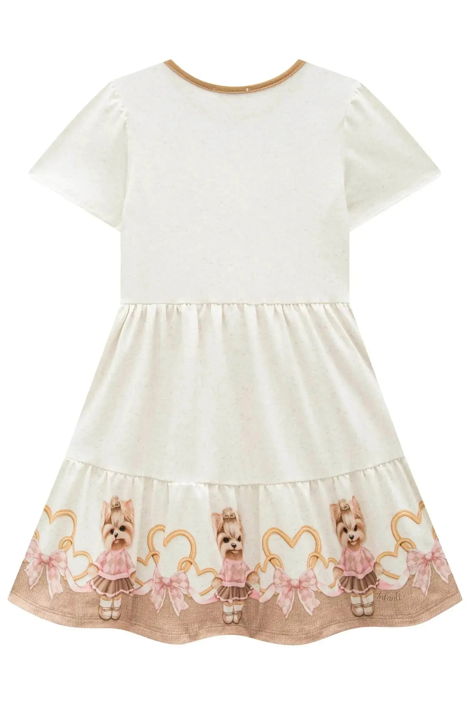 Vestido em Malha Power 93471 Infanti Infantil Menina