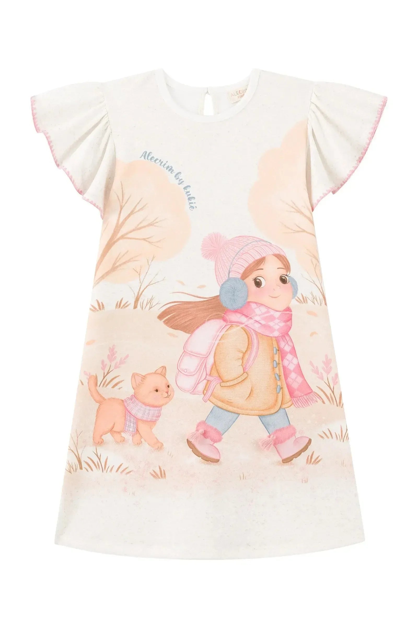 Vestido em Malha Power 93766 Kukiê Infantil Menina