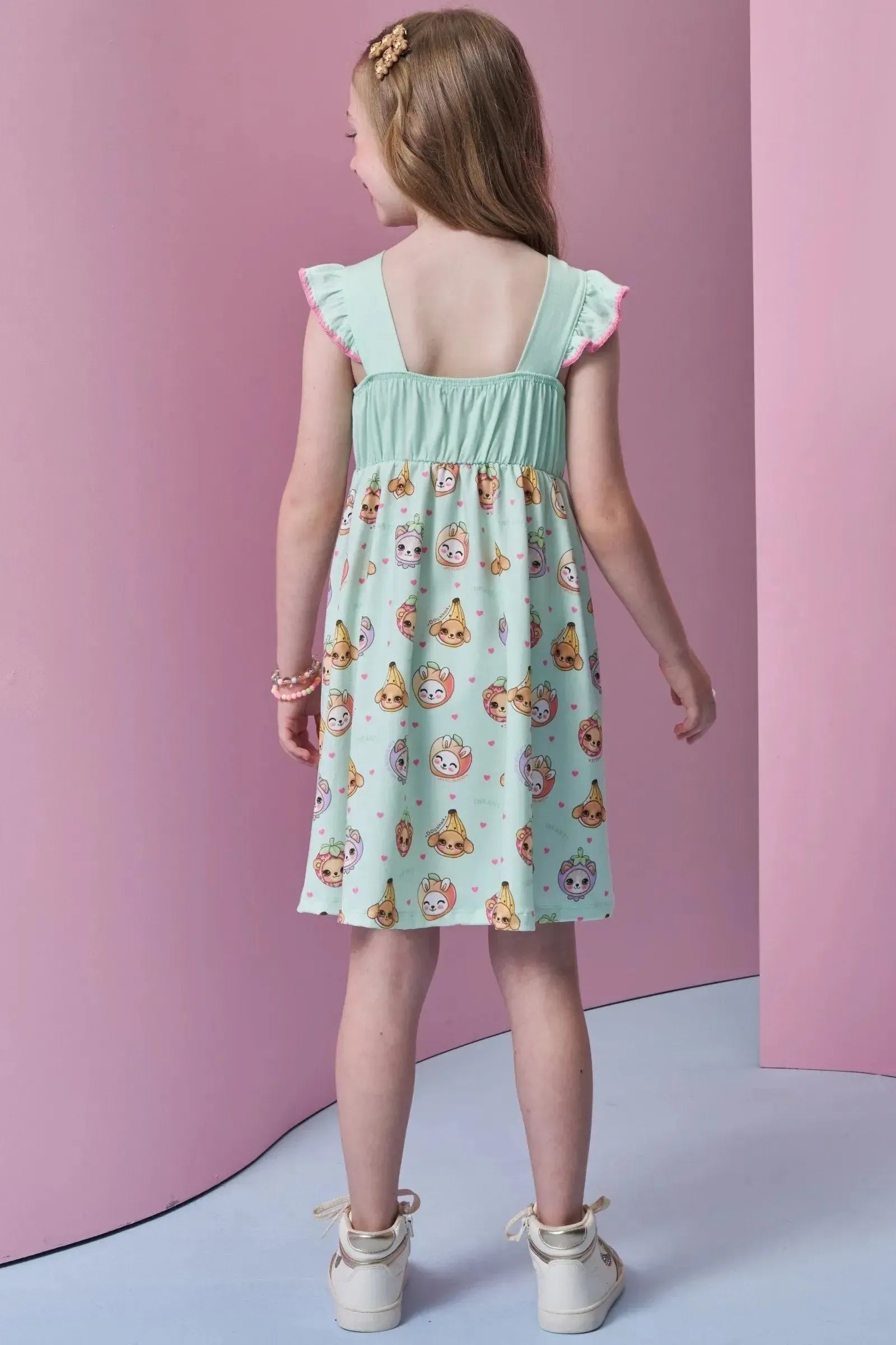 Vestido em Malha Power 94930 Infanti Infantil Menina