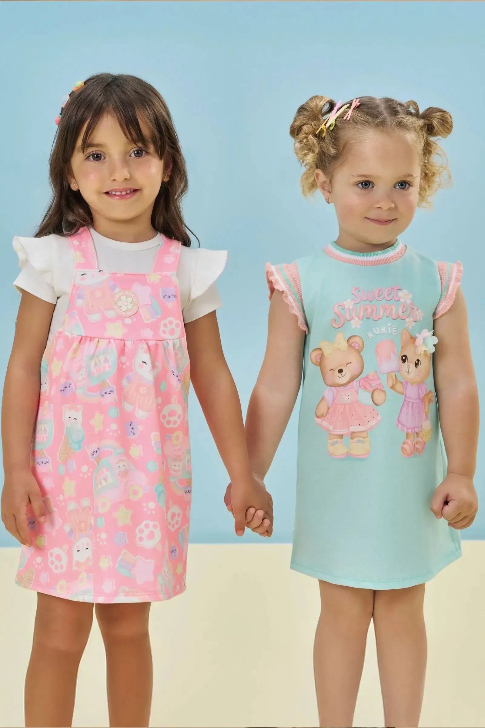 Vestido em Malha Power 95258 Kukiê Infantil Menina