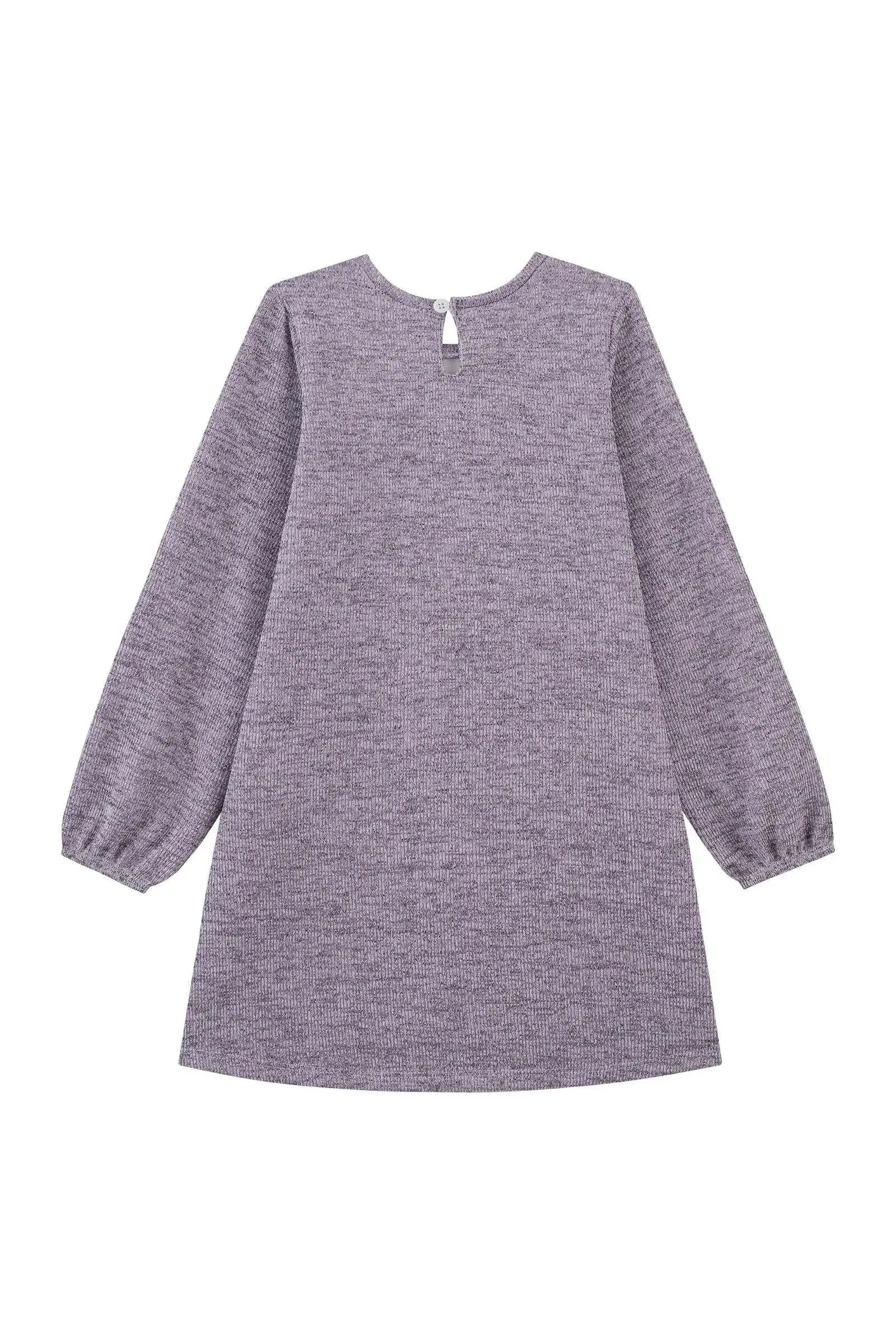 Vestido em Malha Shine e Molecotton 92643 Kukiê Infantil Menina