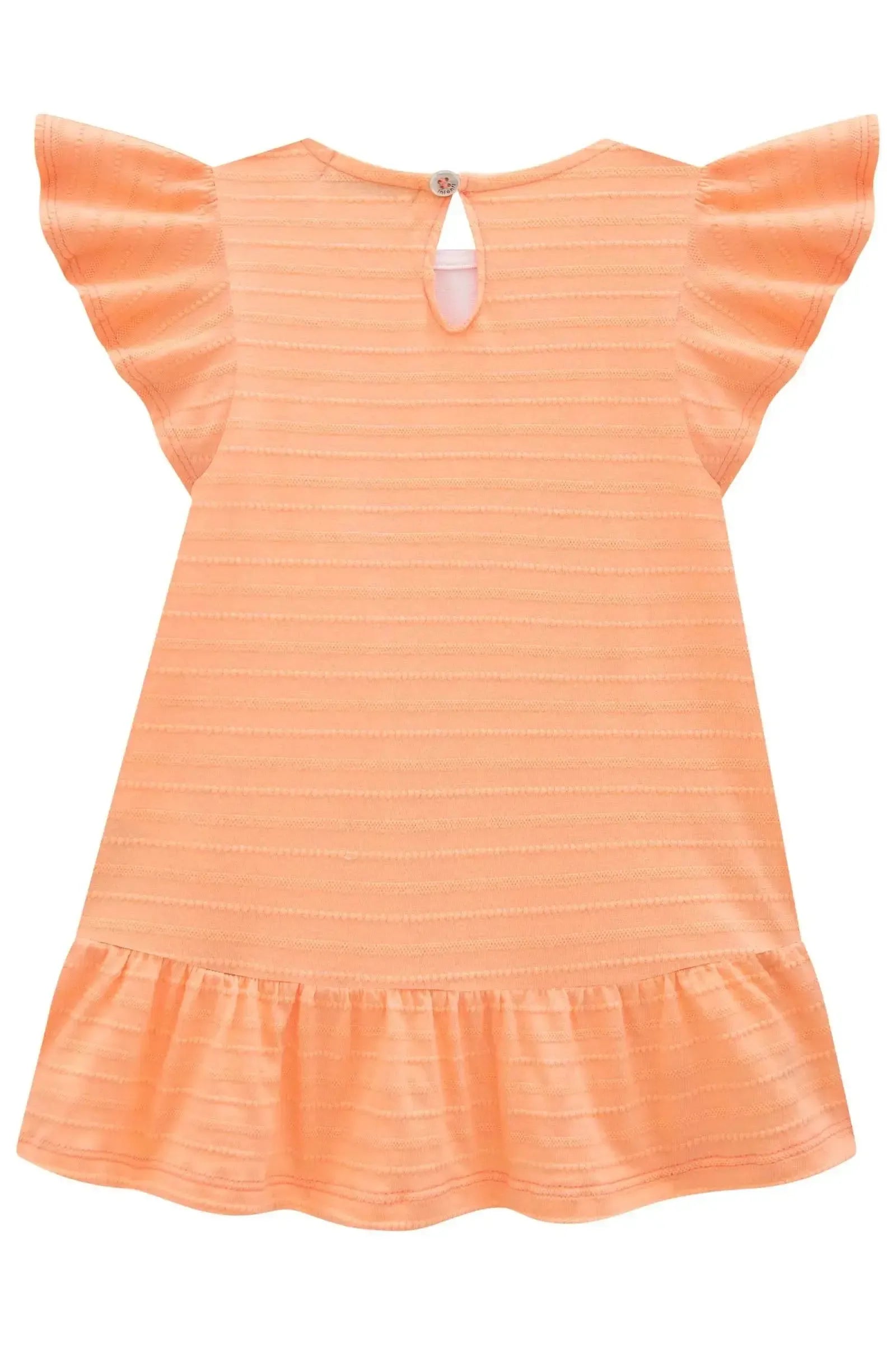 Vestido em Malha Textura 83152 Infanti Bebê Menina