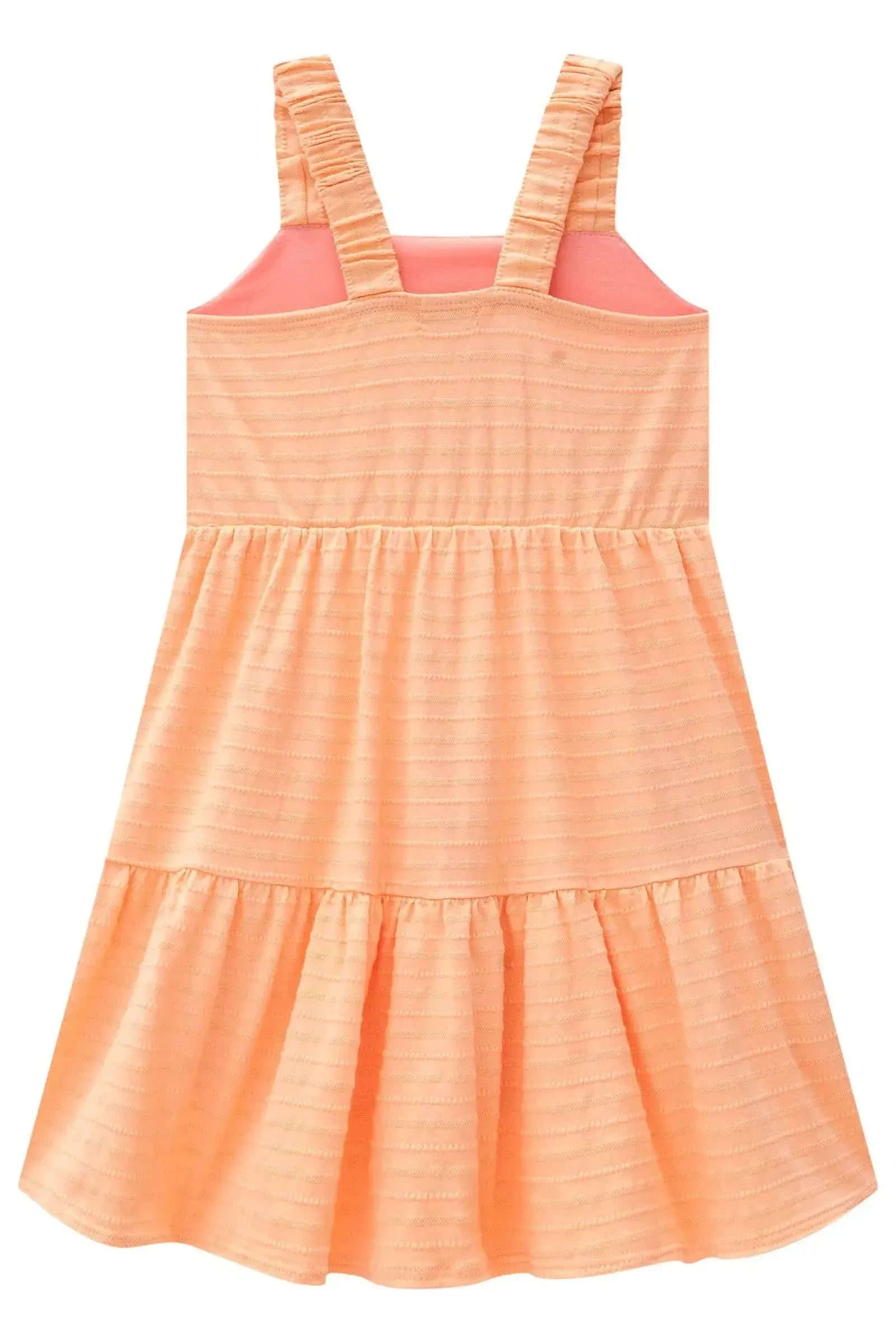 Vestido em Malha Textura 84881 Infanti Infantil Menina