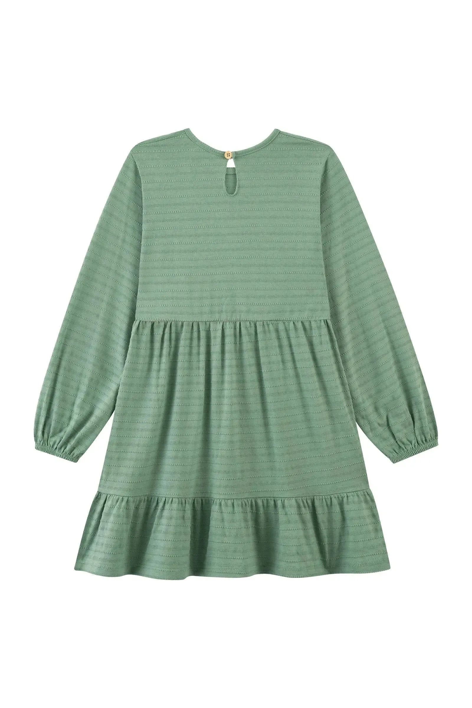 Vestido em Malha Textura 89255 Kukiê Infantil Menina