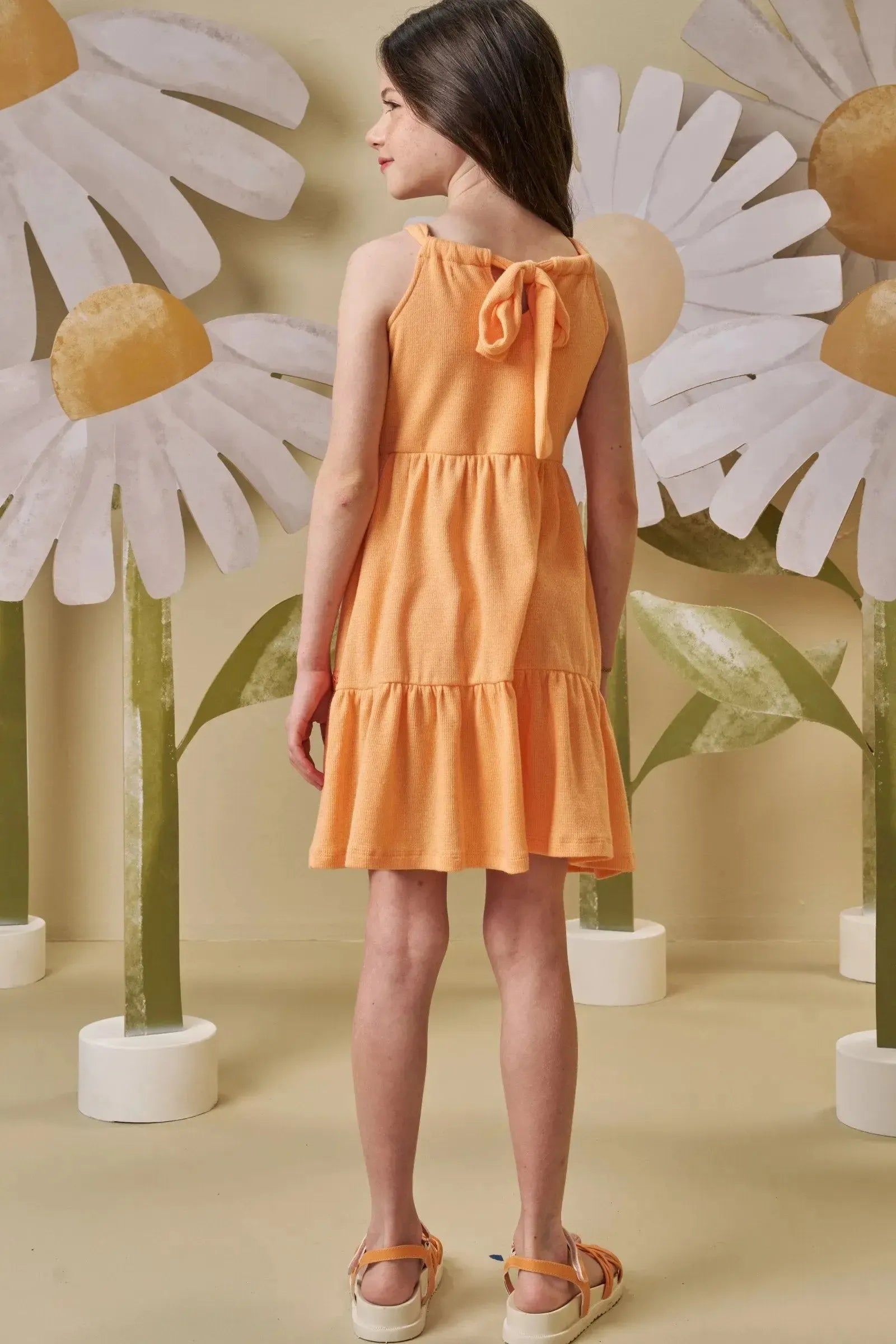 Vestido em Malha Texturizada 88132 Infanti Infantil Menina