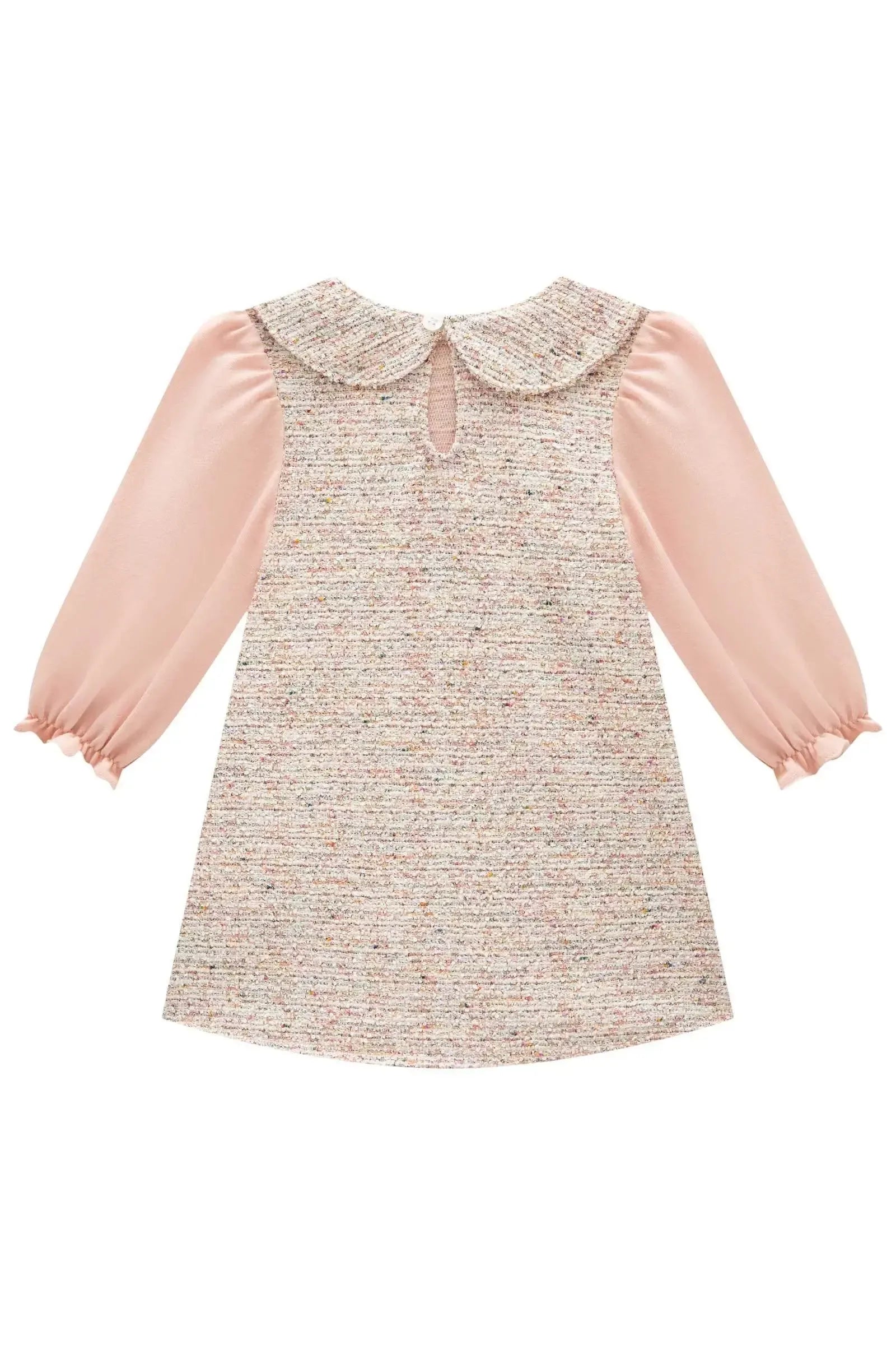 Vestido em Malha Tweed 93162 Infanti Bebê Menina