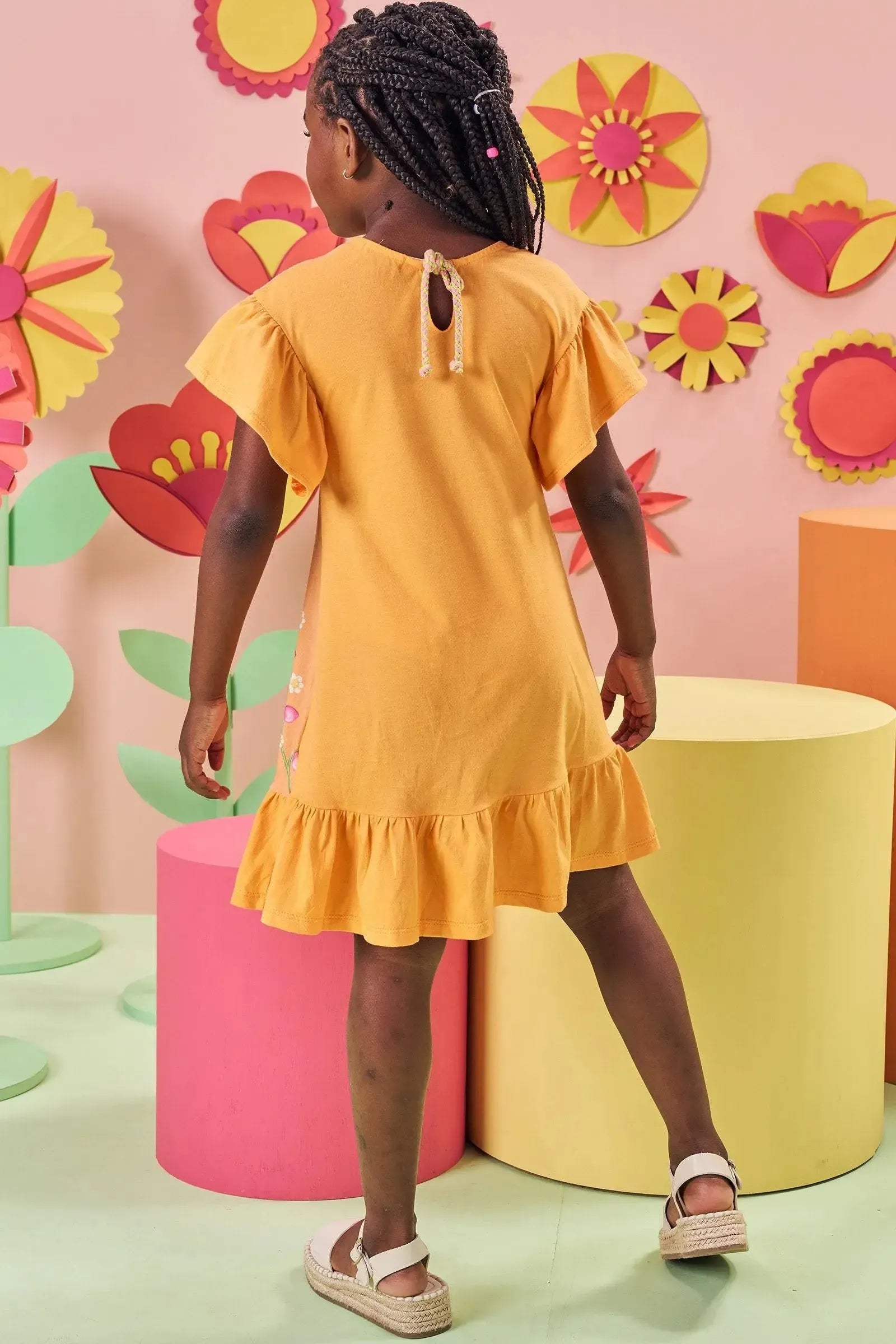 Vestido em Meia Malha 84170 Kukiê Infantil Menina