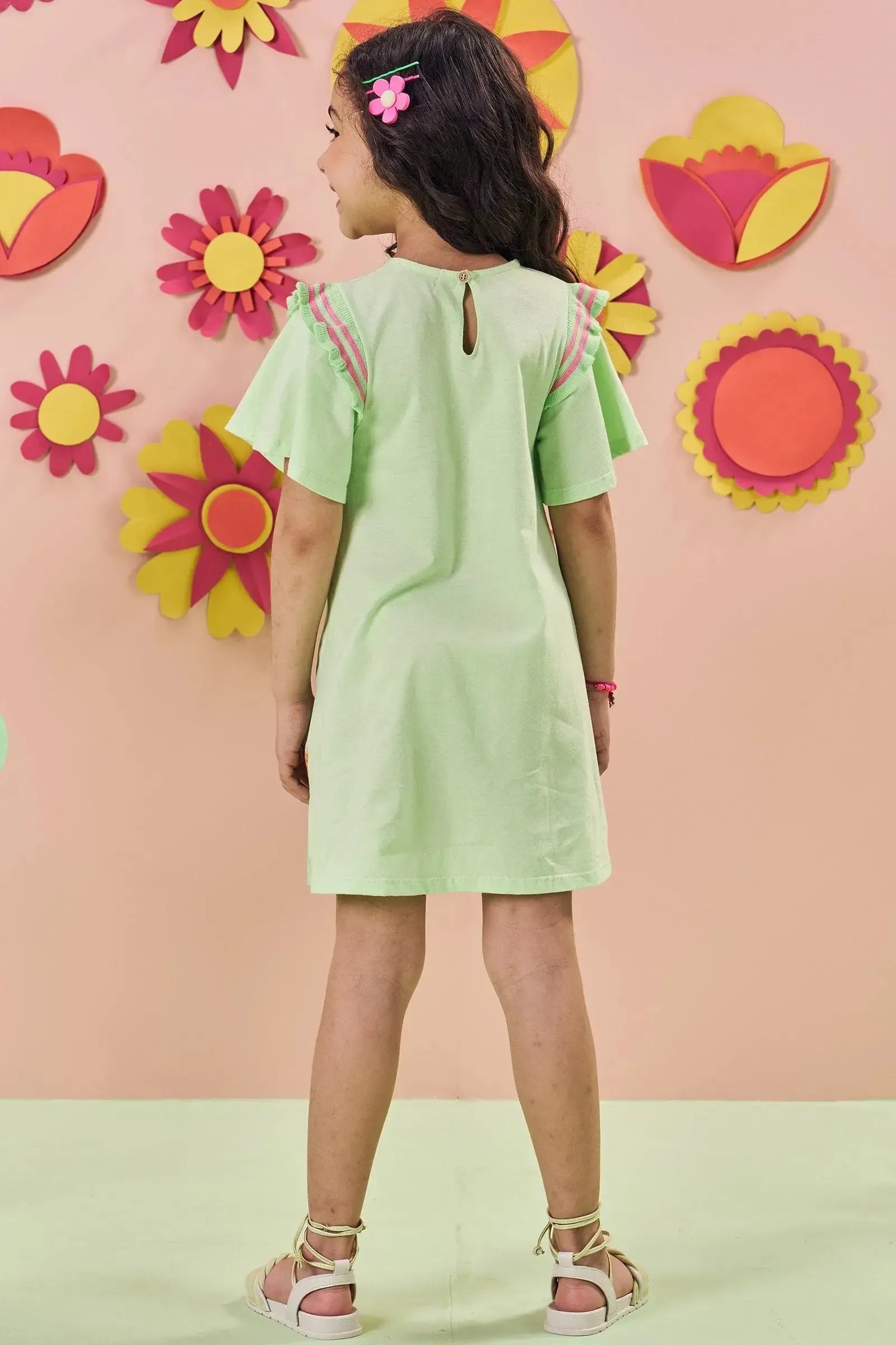 Vestido em Meia Malha 84174 Kukiê Infantil Menina