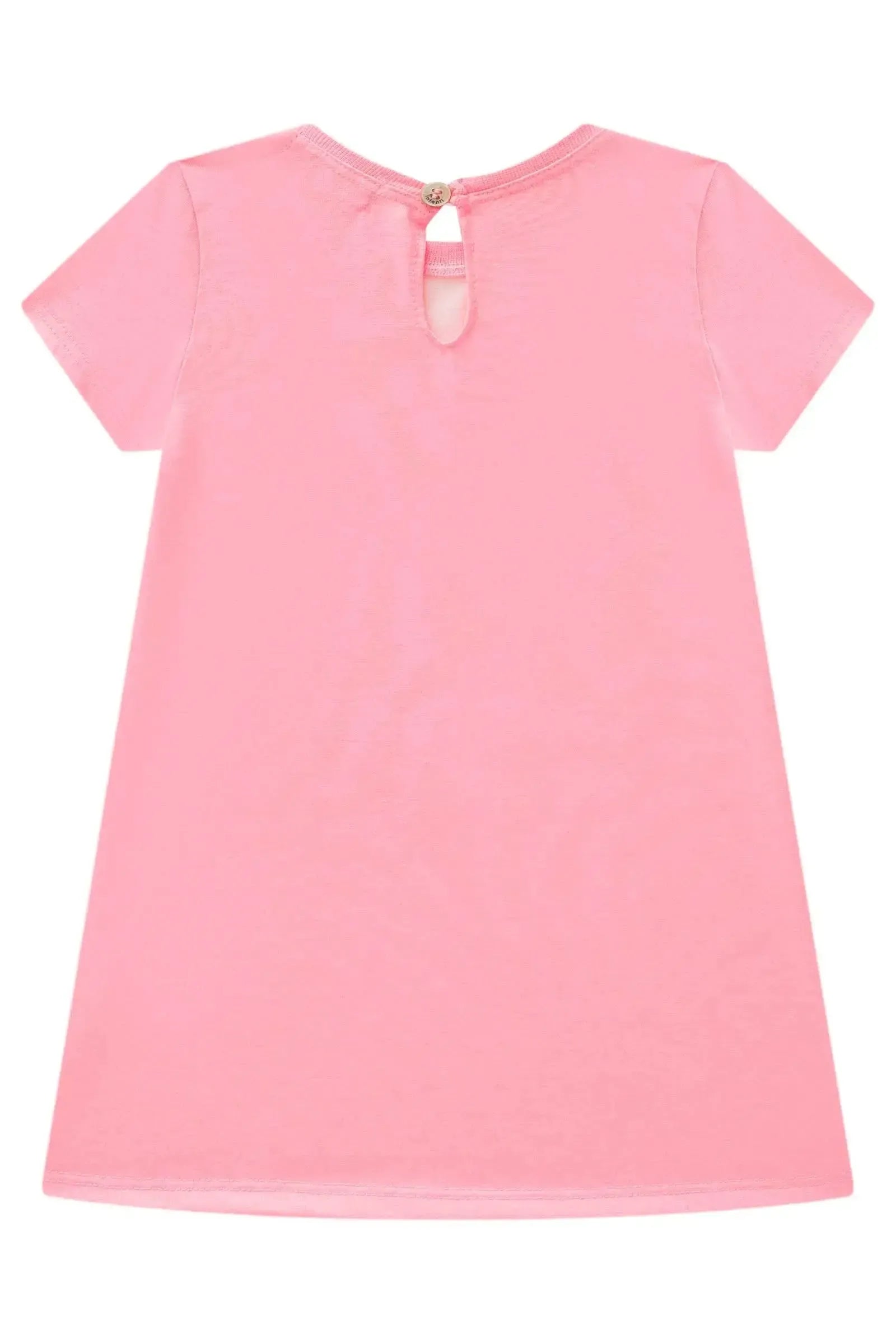 Vestido em Meia Malha 86863 Infanti Bebê Menina