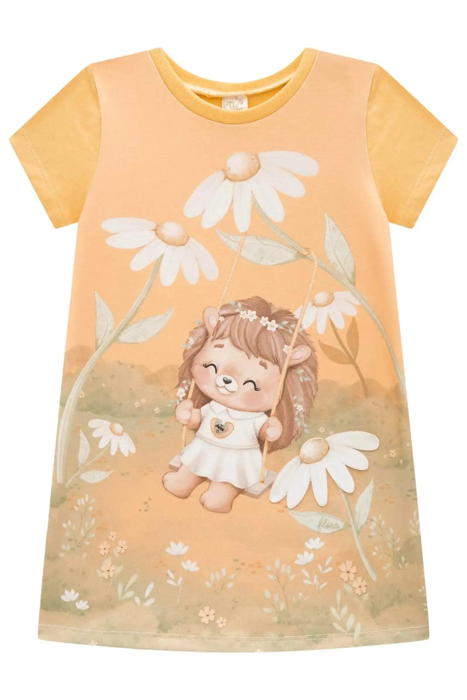 Vestido em Meia Malha 94491 Infanti Infantil Menina