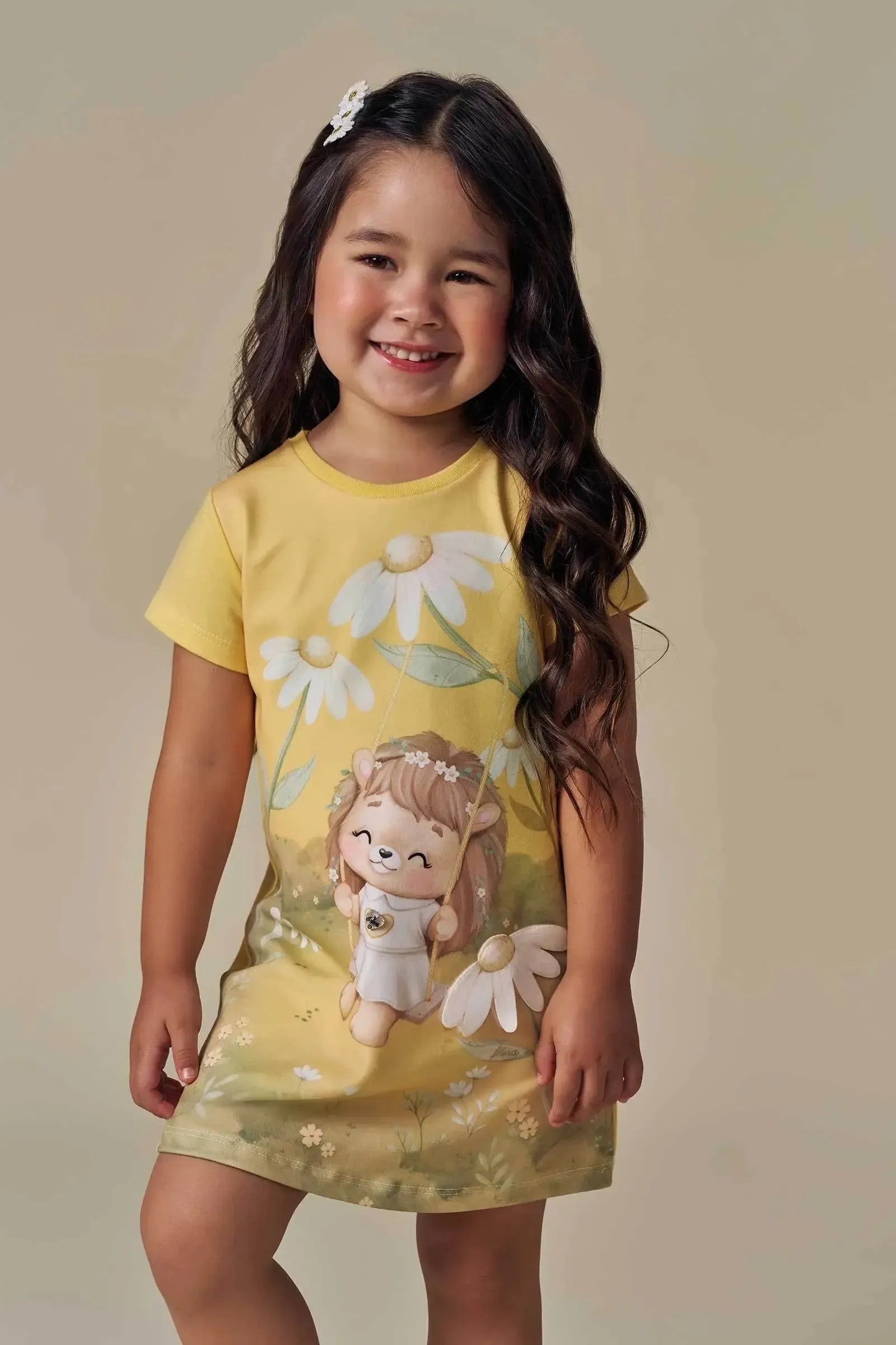 Vestido em Meia Malha 94491 Infanti Infantil Menina