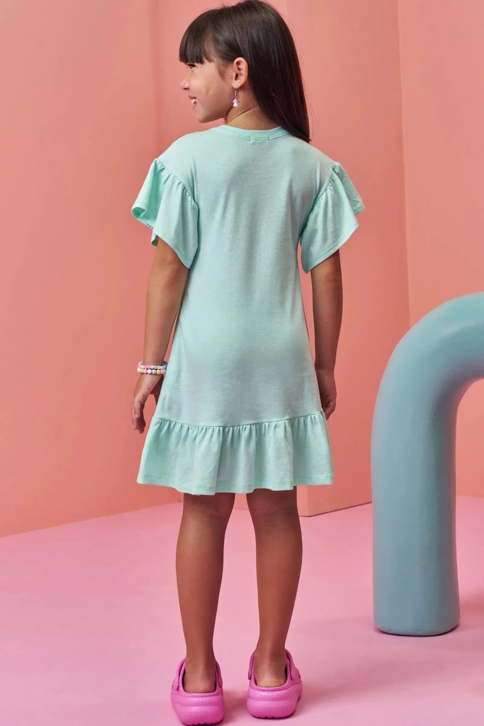 Vestido em Meia Malha 97946 Infanti Infantil Menina