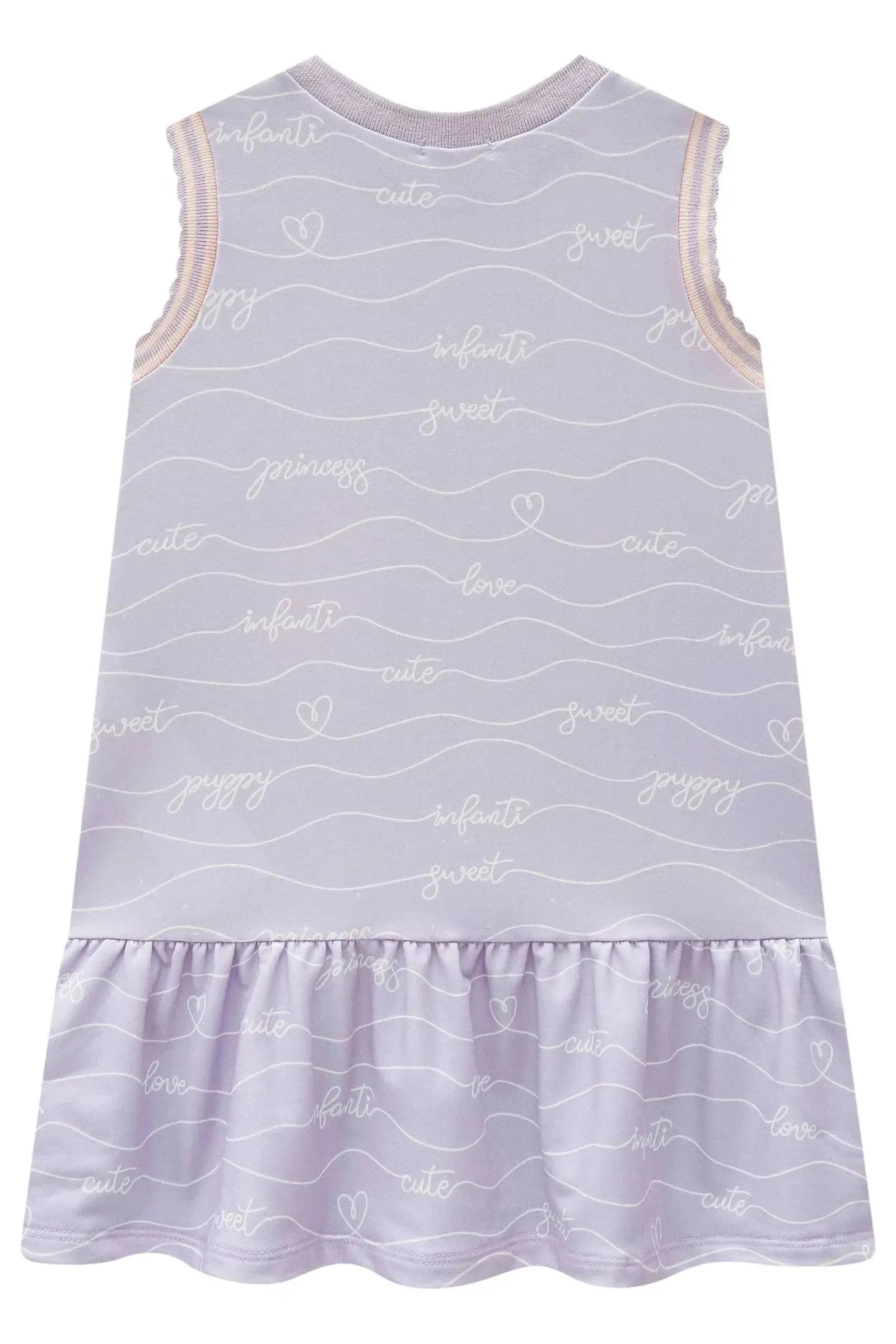 Vestido em Molecotton 83695 Infanti Infantil Menina