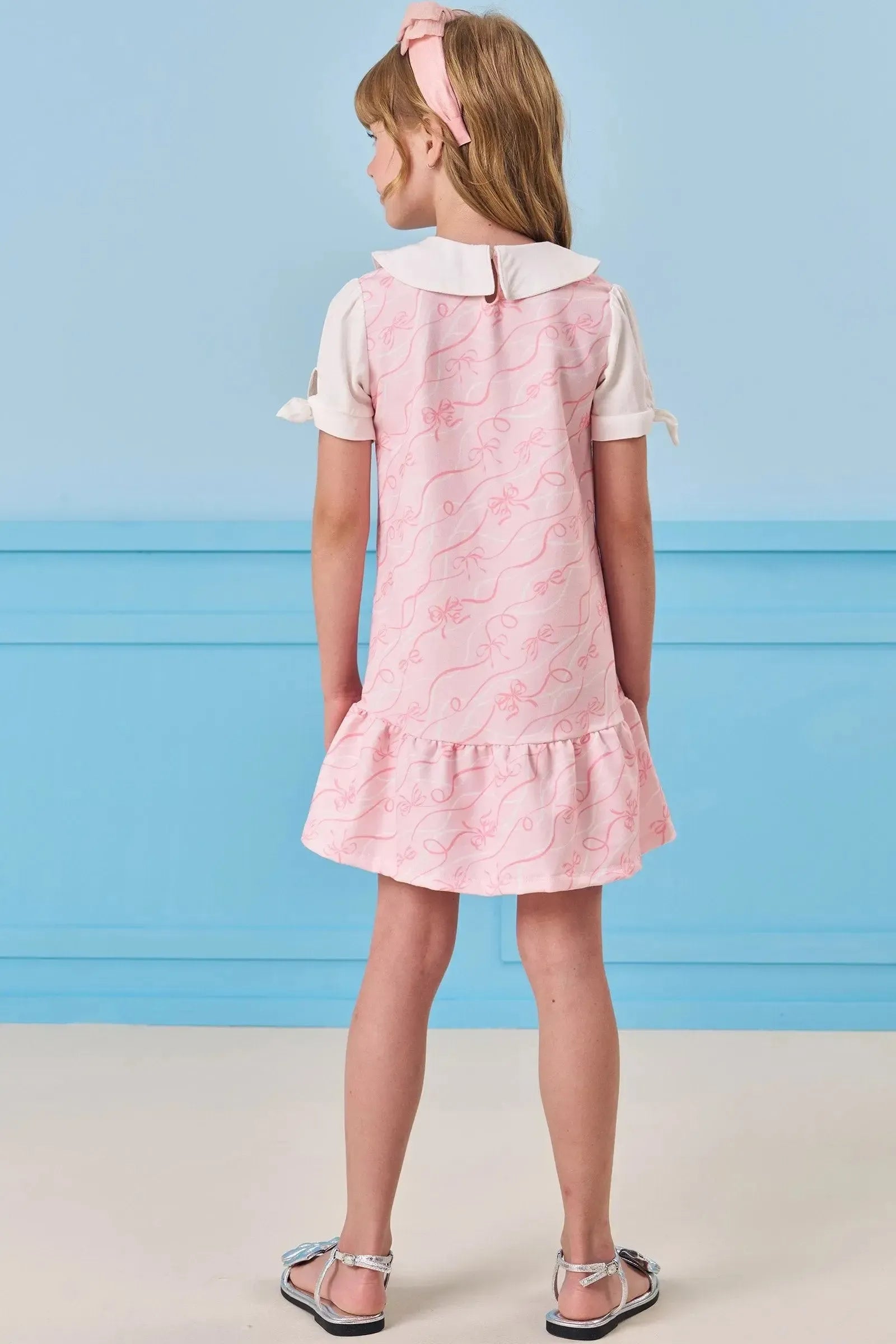 Vestido em Molecotton 85277 Infanti Infantil Menina