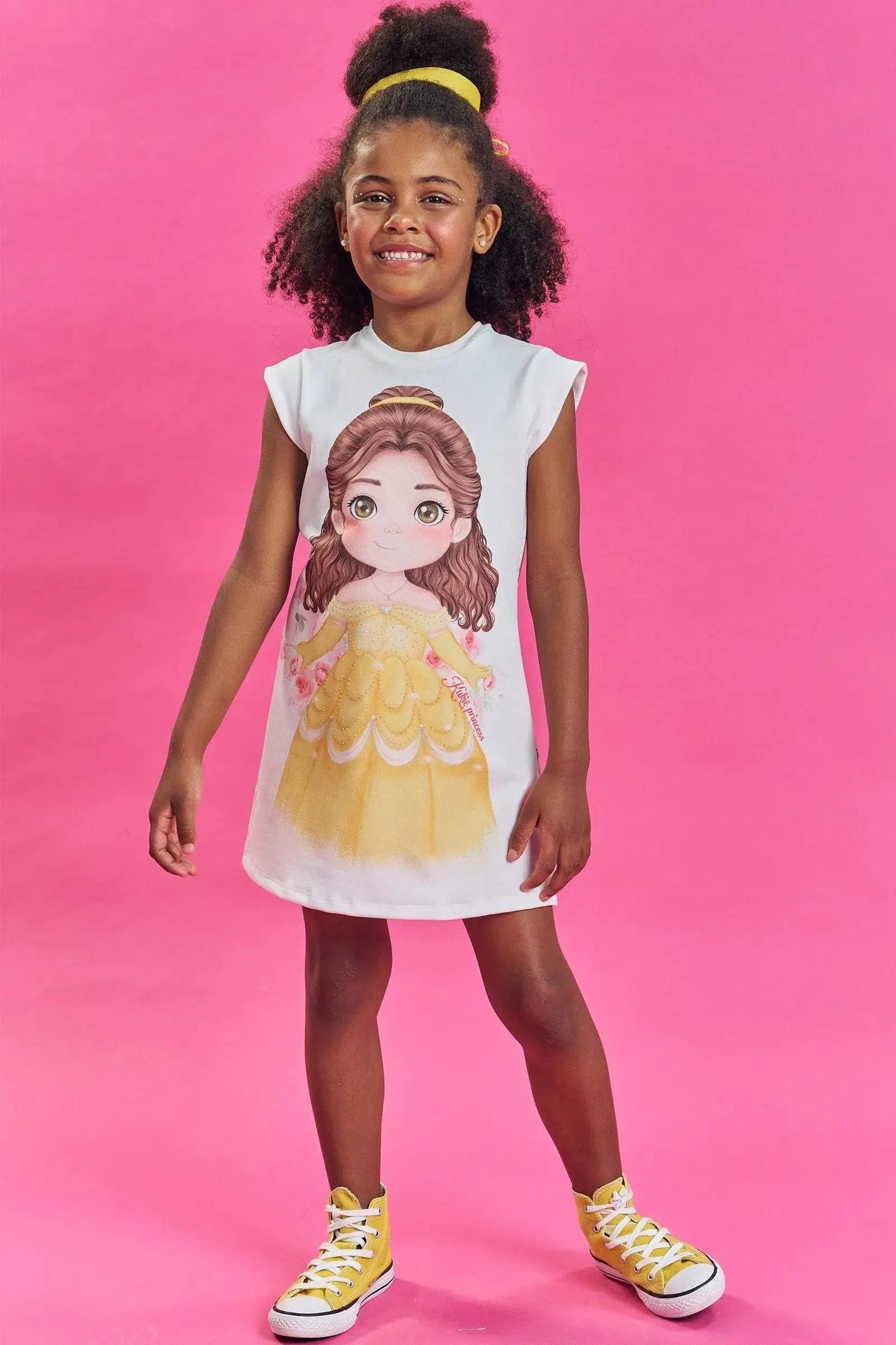 Vestido em Molecotton 86058 Kukiê Infantil Menina