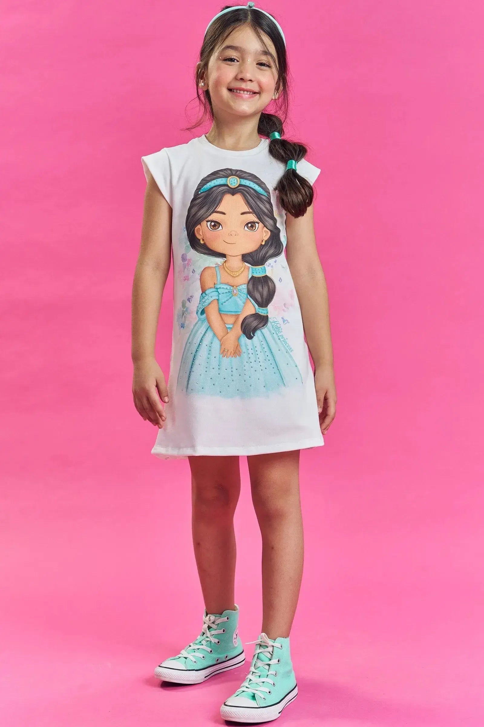 Vestido em Molecotton 86062 Kukiê Infantil Menina