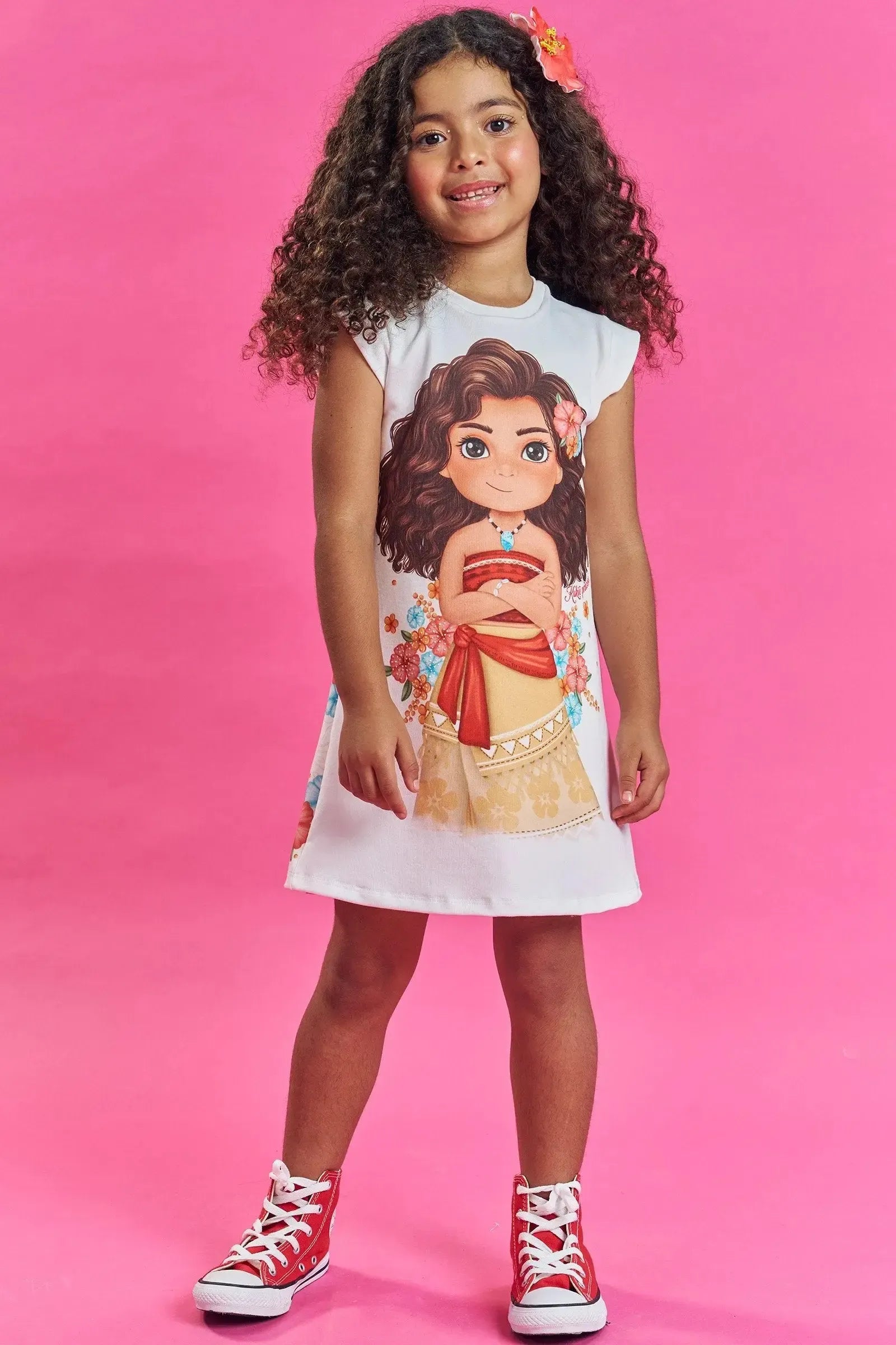 Vestido em Molecotton 86065 Kukiê Infantil Menina