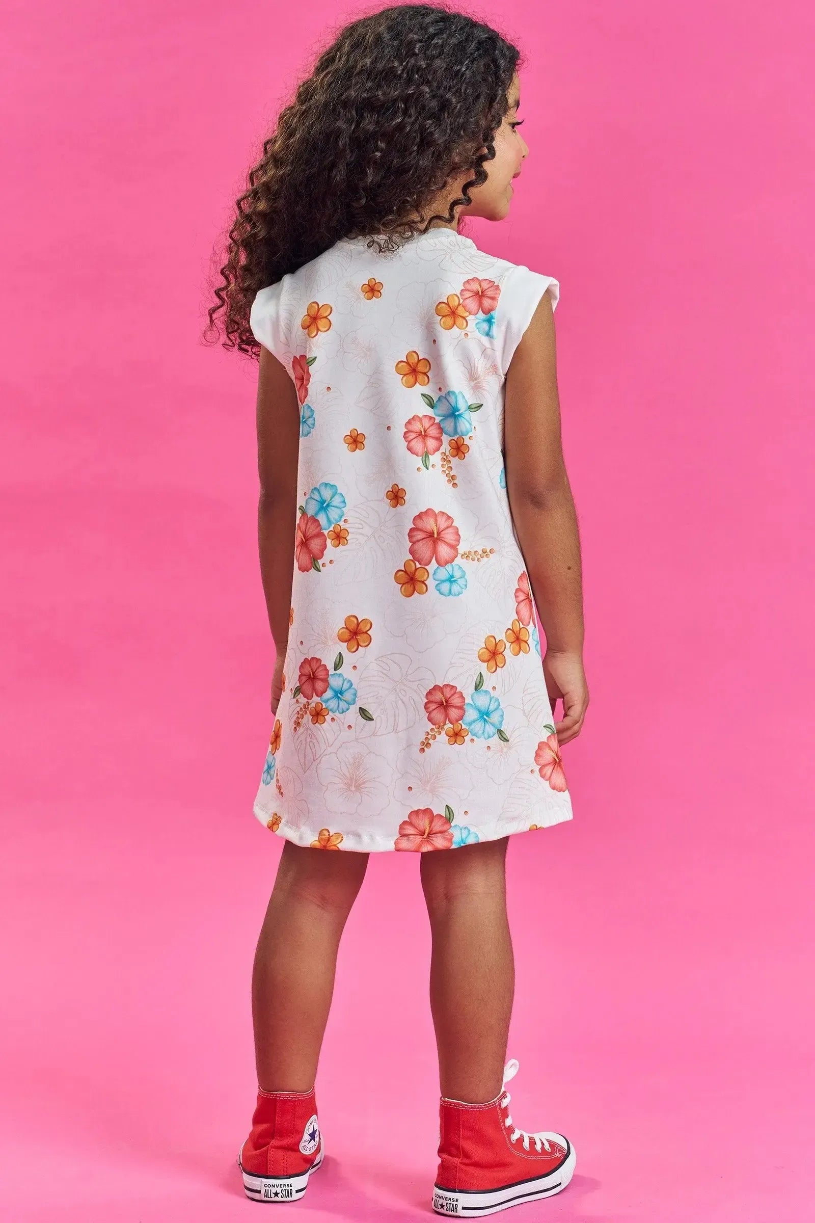 Vestido em Molecotton 86065 Kukiê Infantil Menina