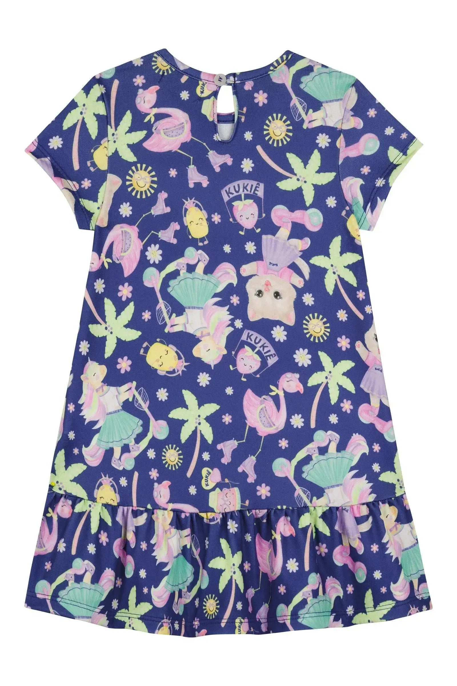 Vestido em Molecotton 87268 Kukiê Bebê Menina