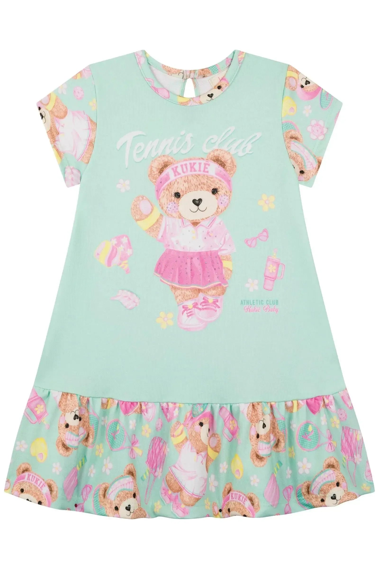 Vestido em Molecotton 88546 Kukiê Bebê Menina