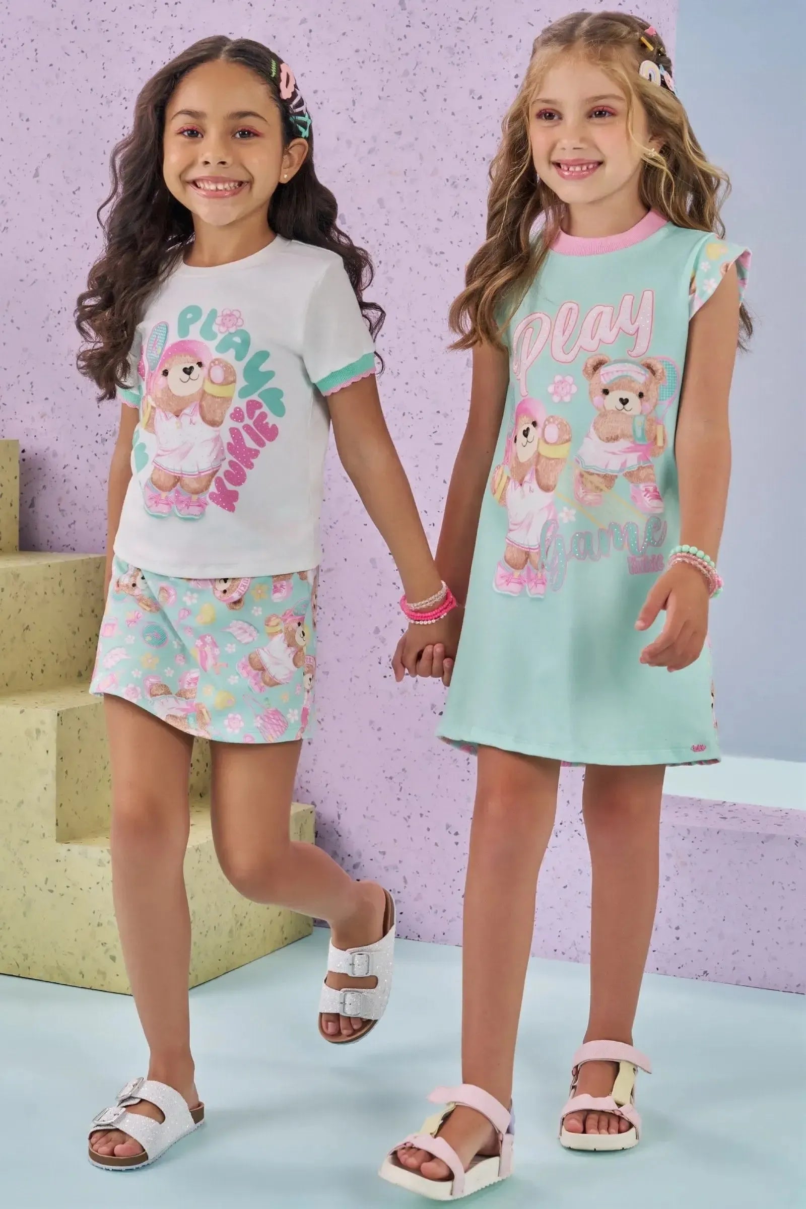 Vestido em Molecotton 88677 Kukiê Infantil Menina