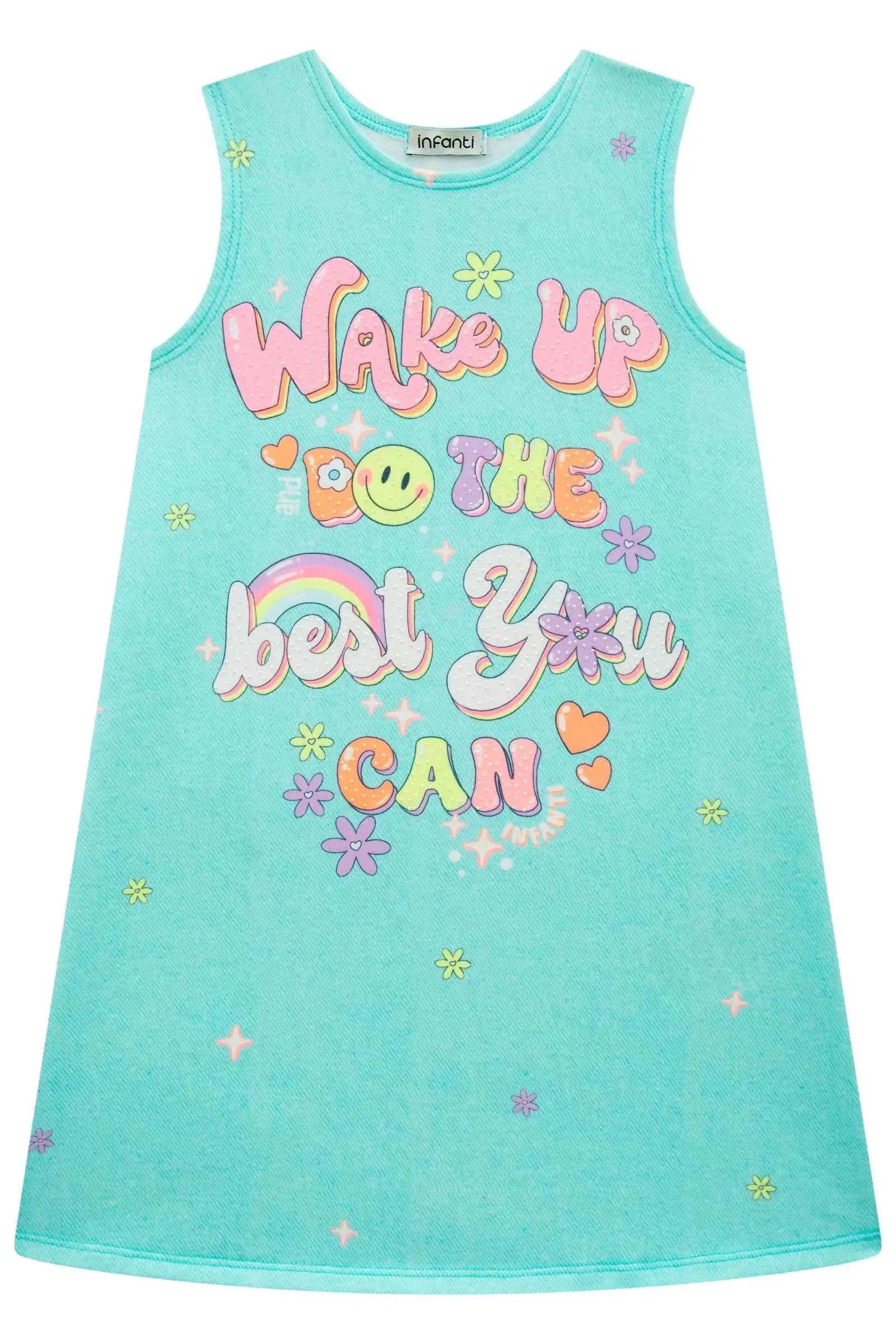 Vestido em Molecotton 88800 Infanti Infantil Menina