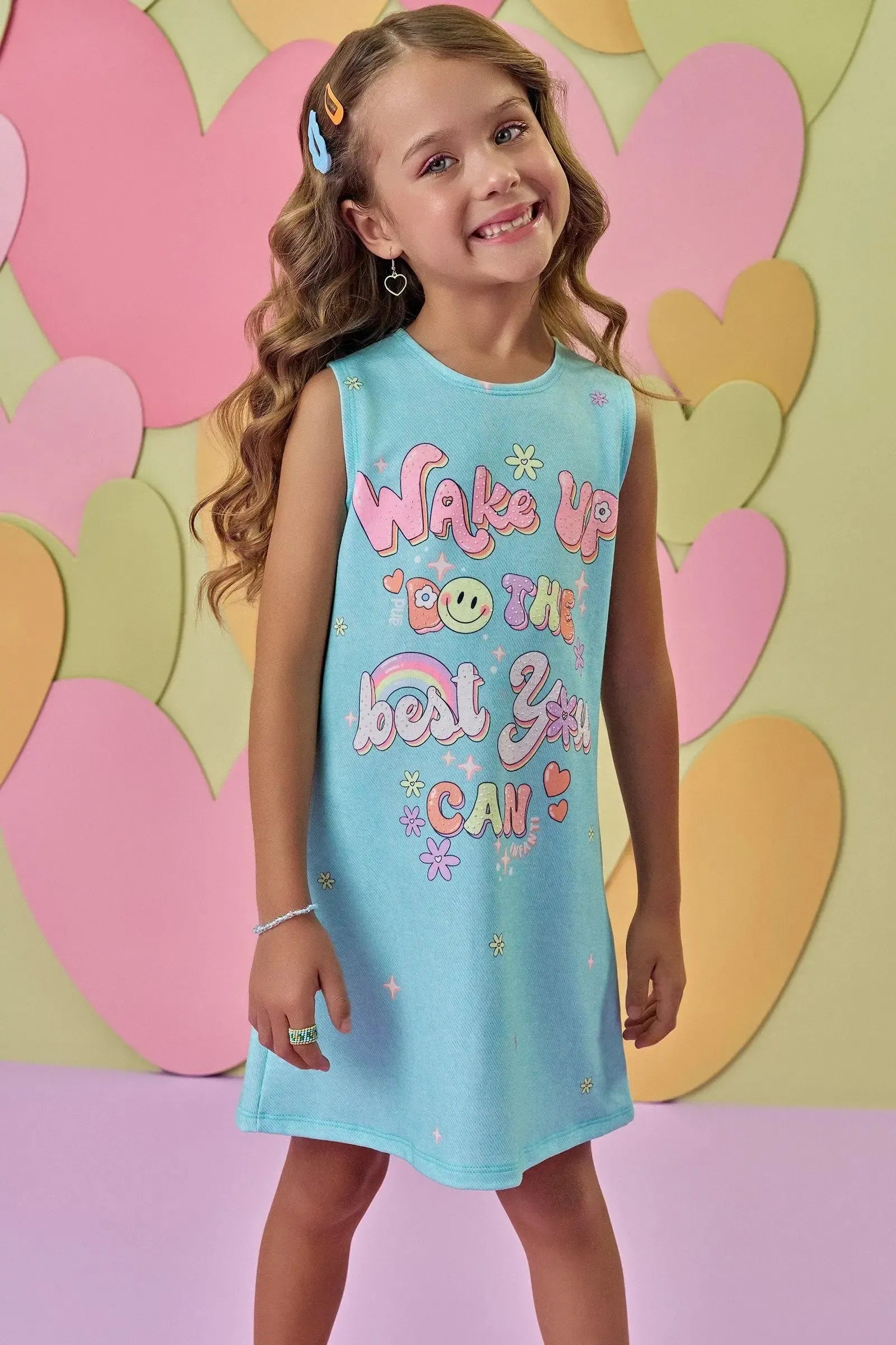Vestido em Molecotton 88800 Infanti Infantil Menina