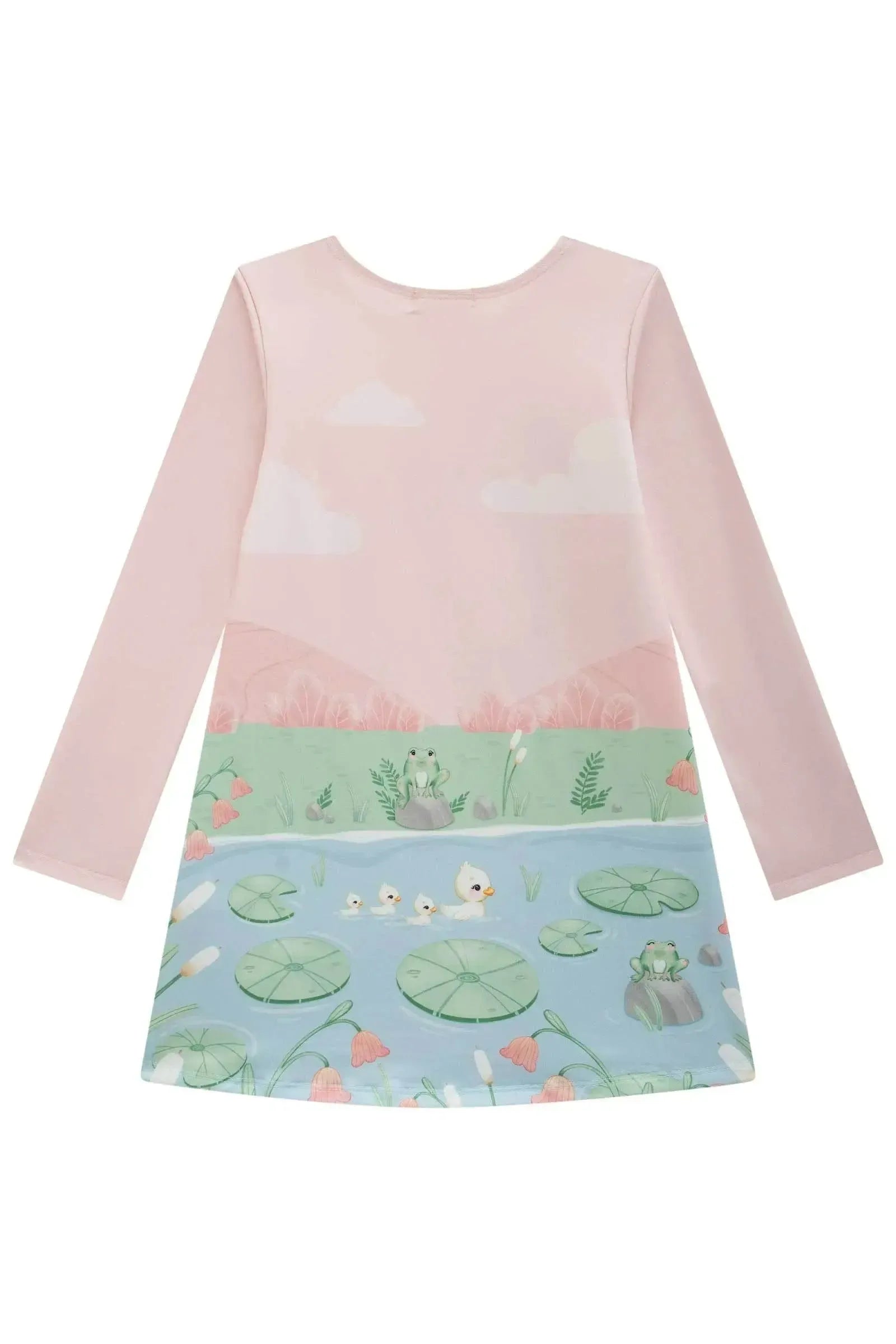 Vestido em Molecotton 89158 Infanti Infantil Menina